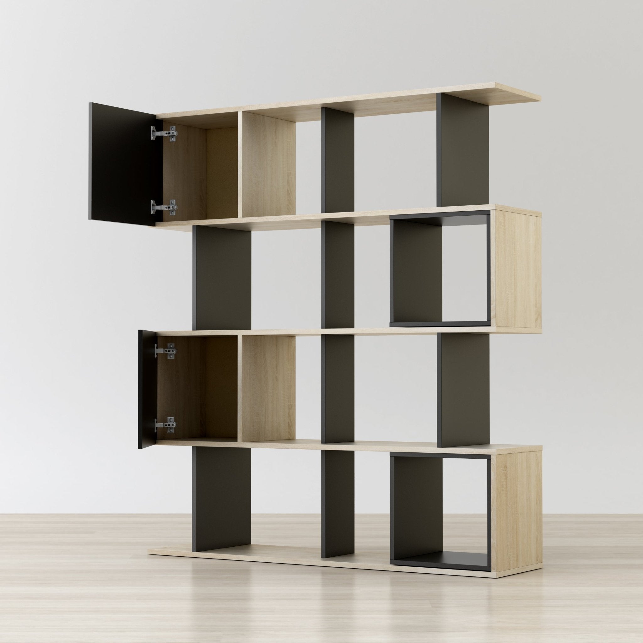 Alliance Geometric Bookcase – () by Modern Haus
