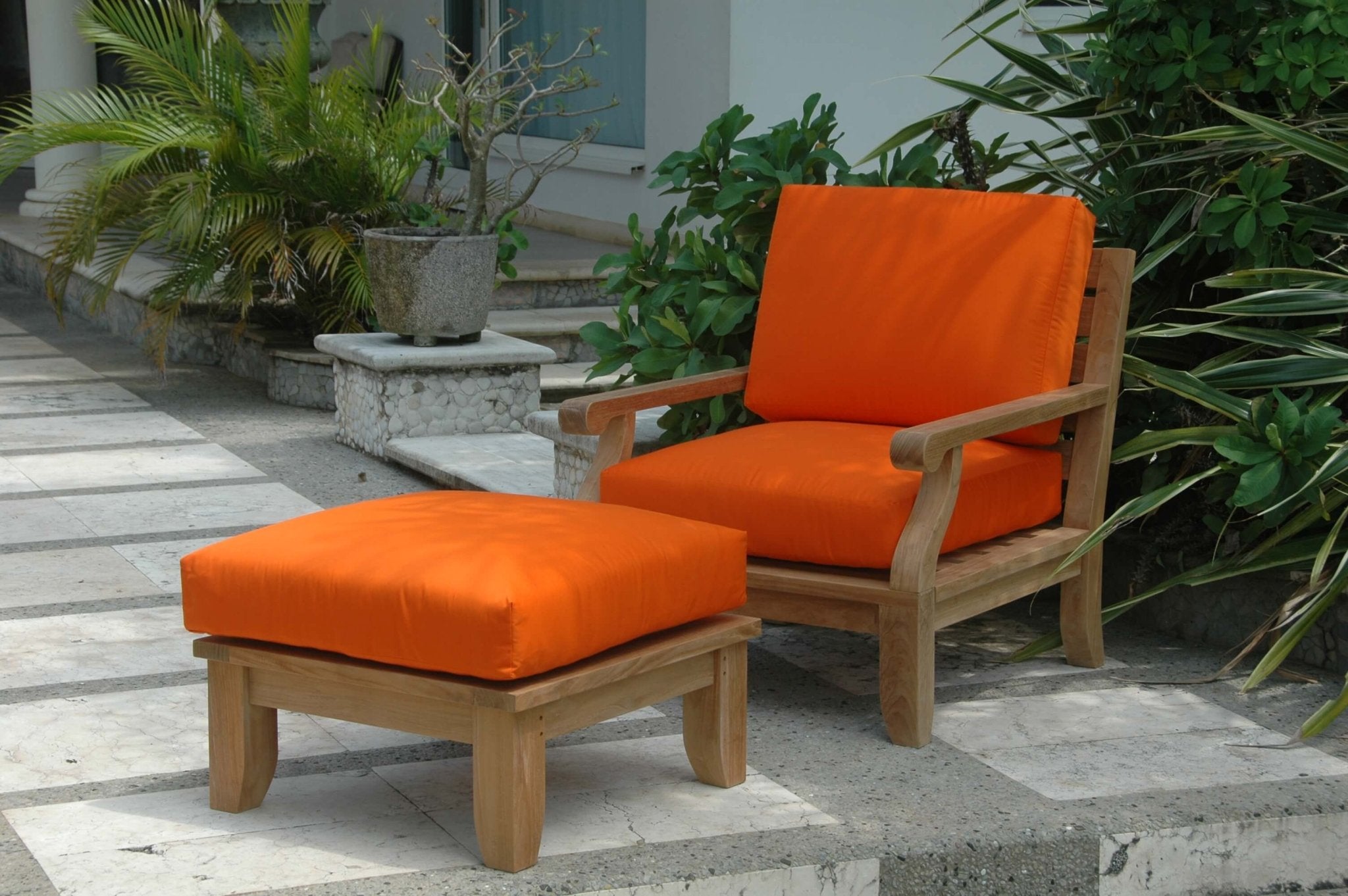 Anderson Teak Riviera Deep Seating Set – (Jockey Red) by Anderson Teak
