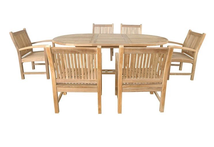 Bahama Sahara 7 - pc Dining Table Set – () by Anderson Teak