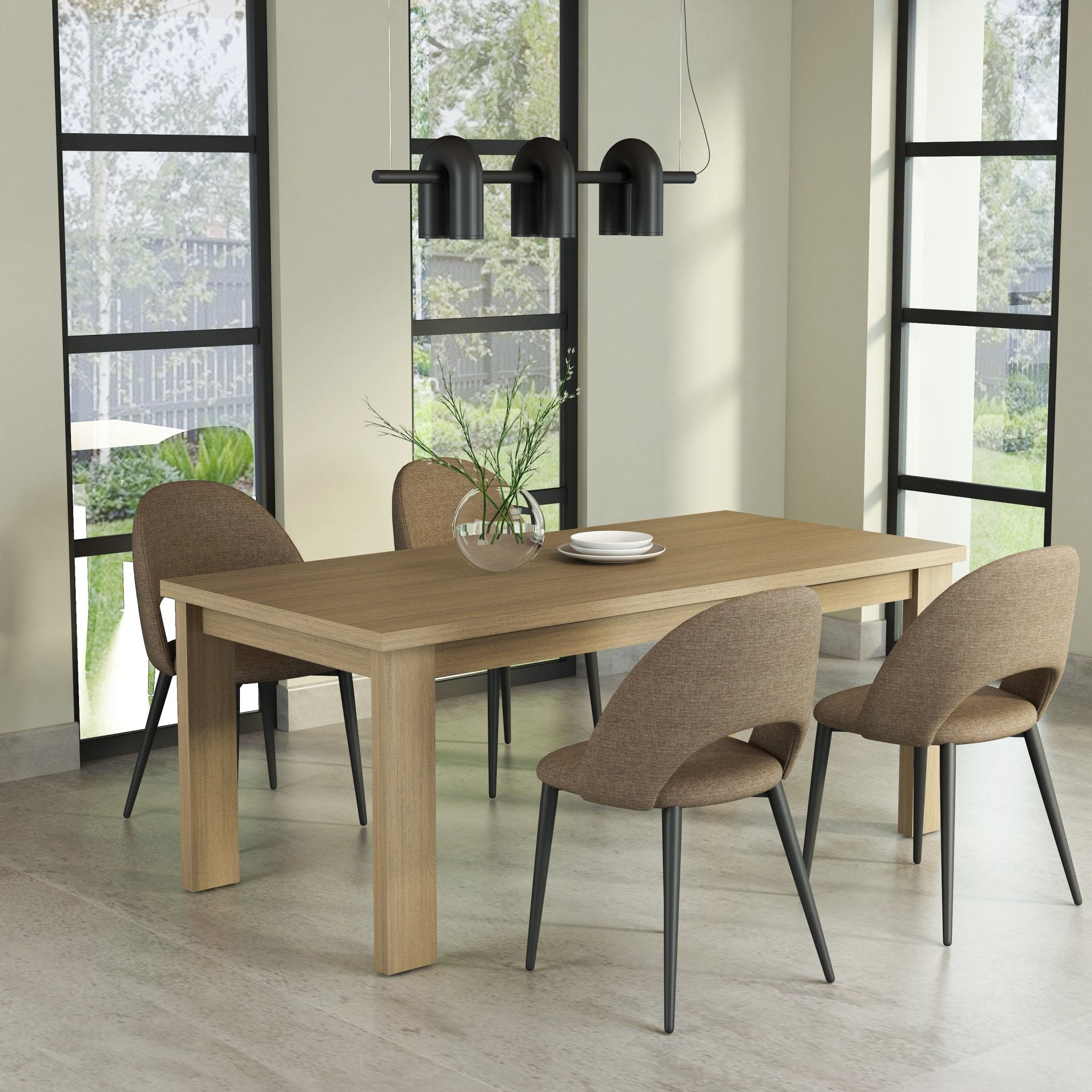 Brentford Dining Table – (Brown) by Anderson Teak
