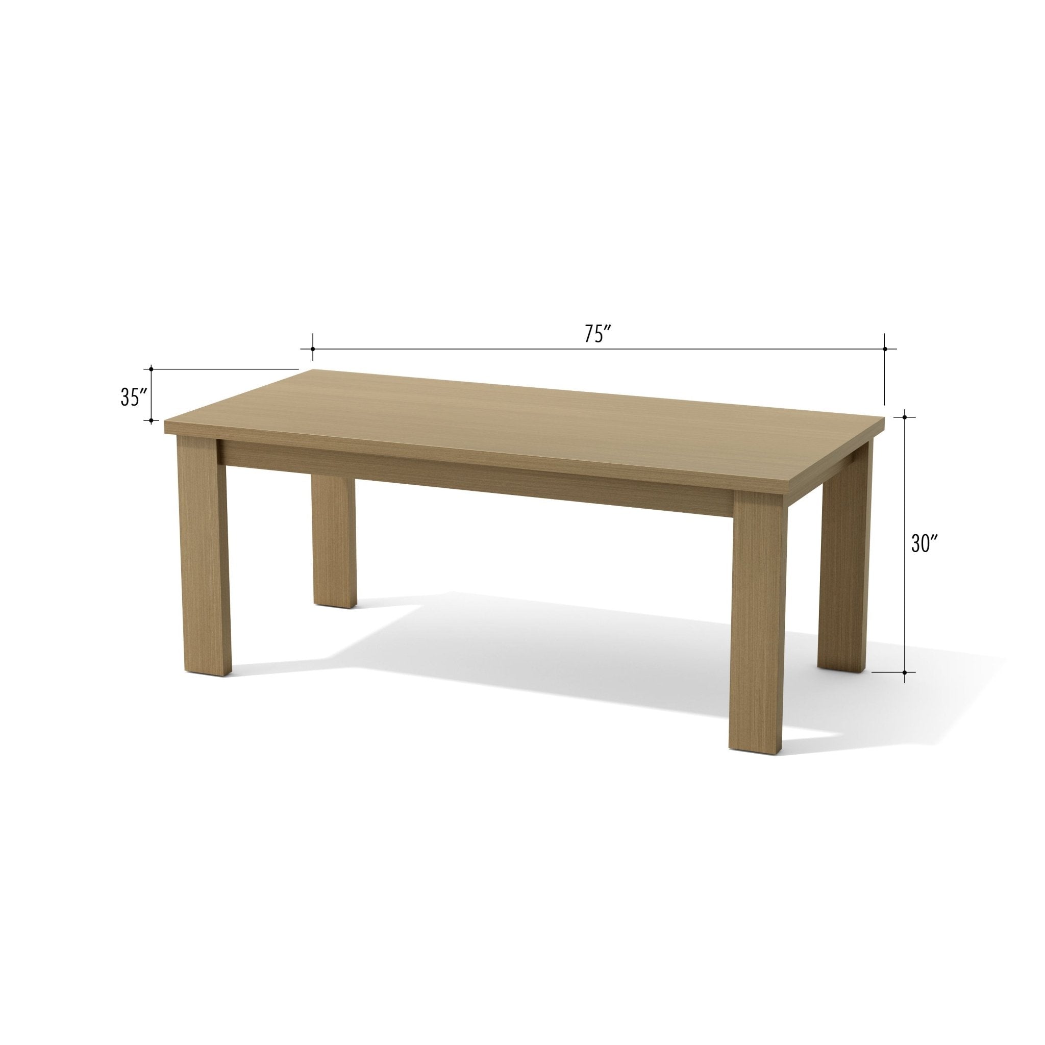 Brentford Dining Table – (Brown) by Anderson Teak