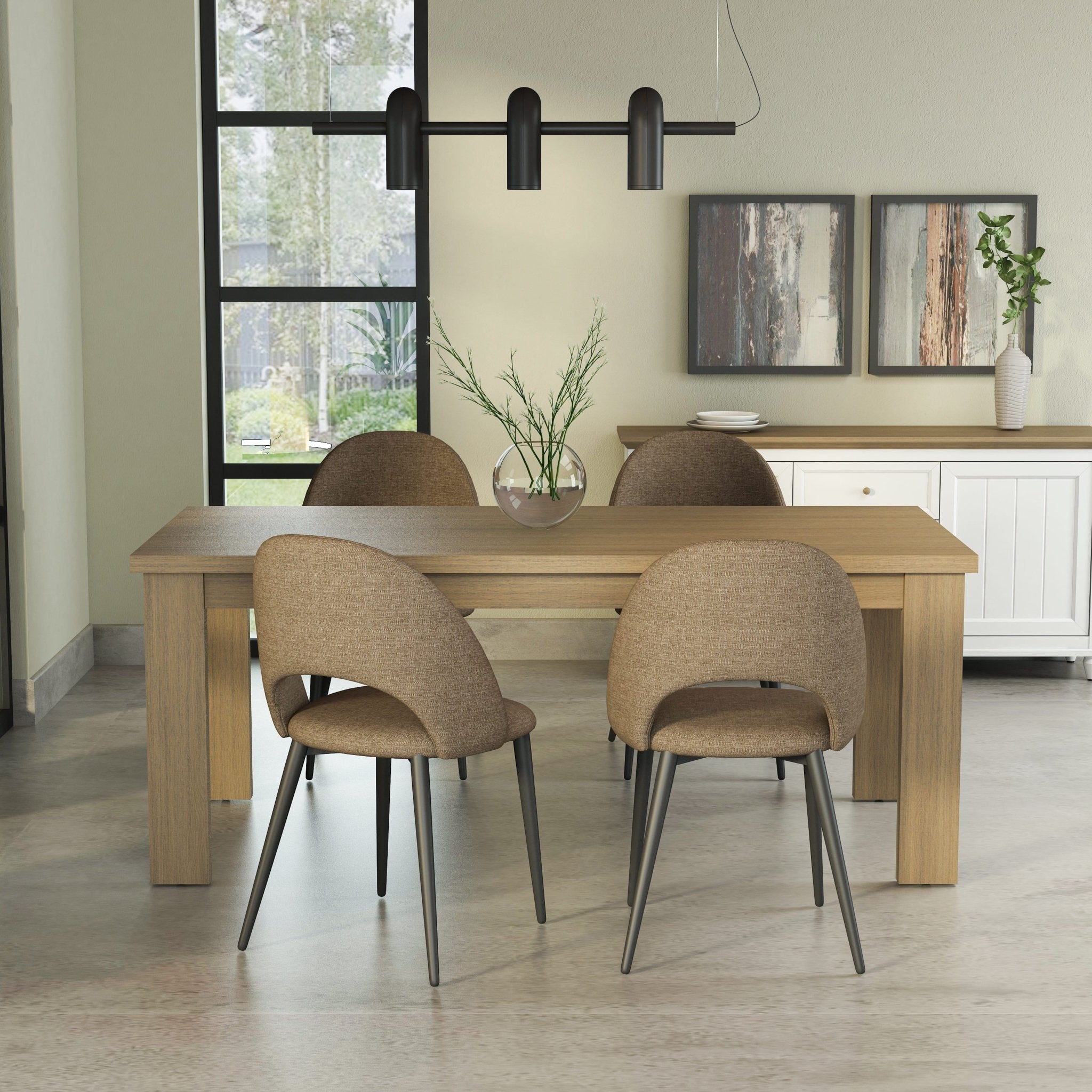 Brentford Dining Table – (Brown) by Anderson Teak