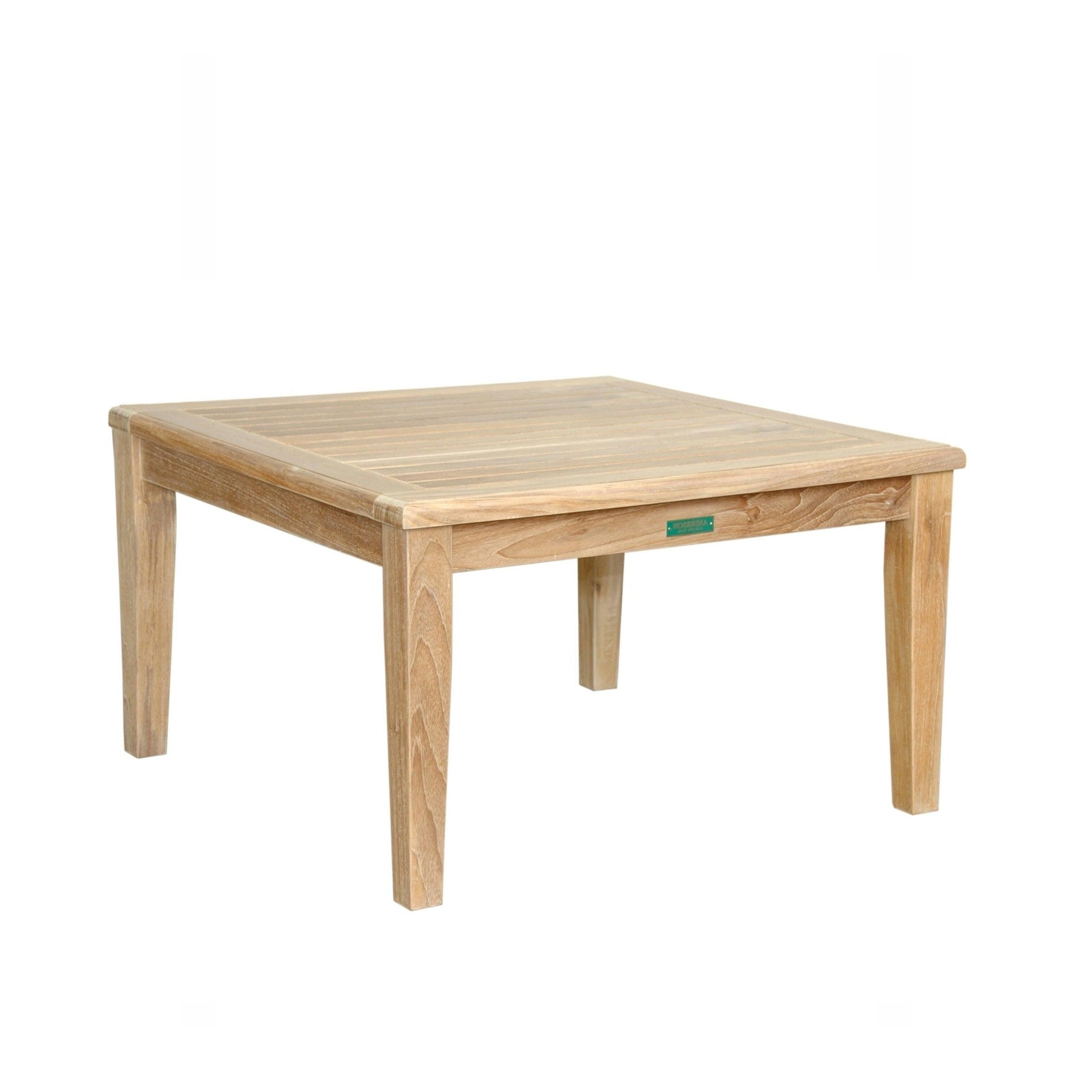 Brianna 32" Square Coffee Table – () by Anderson Teak