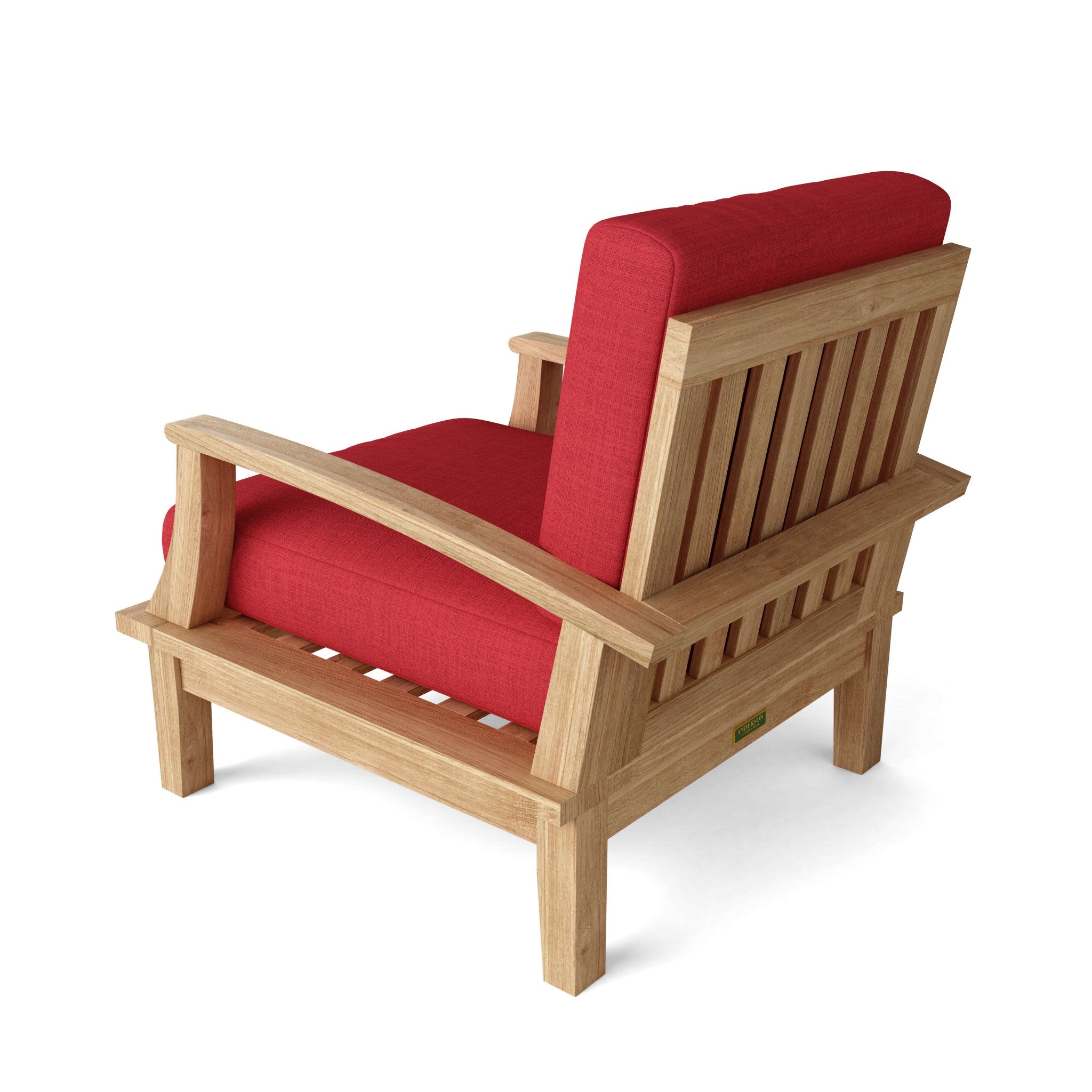 Brianna Deep Seating 5 - pc Set – (Jockey Red) by Anderson Teak