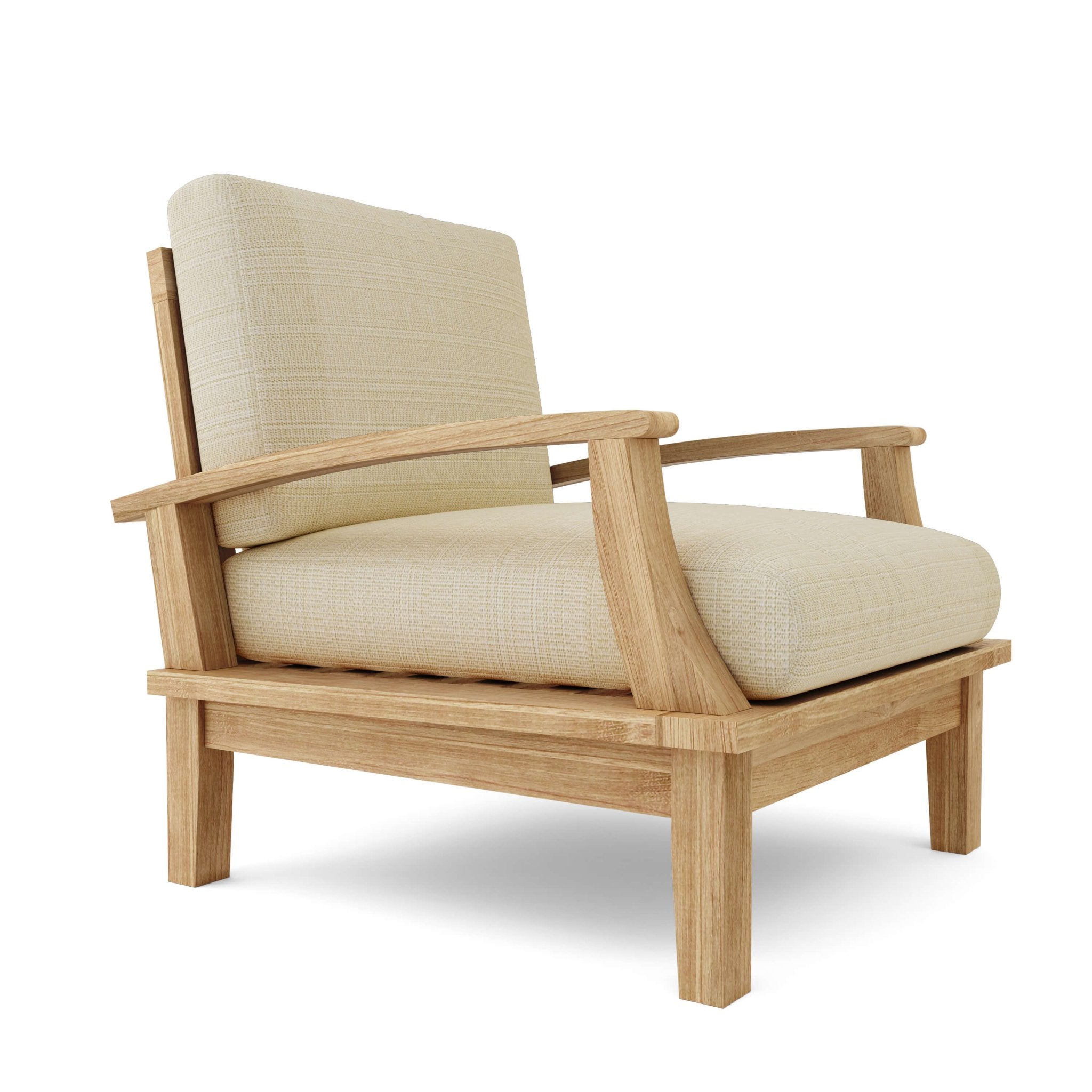 Brianna Deep Seating 6 - pc Set – Deep Seating Set (Linen Antique Beige) by Anderson Teak