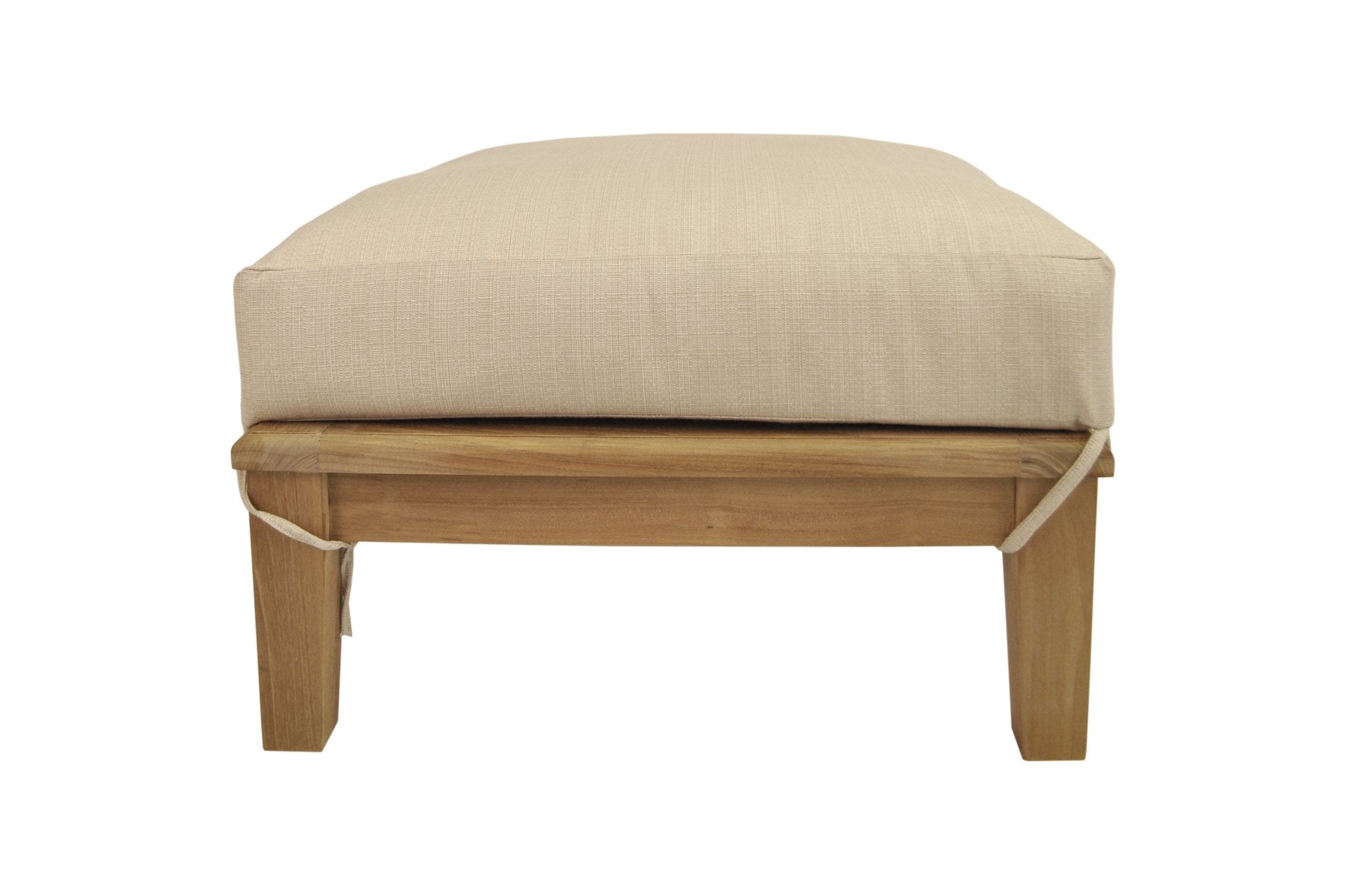 Brianna Deep Seating Ottoman – (Cast Charcoal) by Anderson Teak