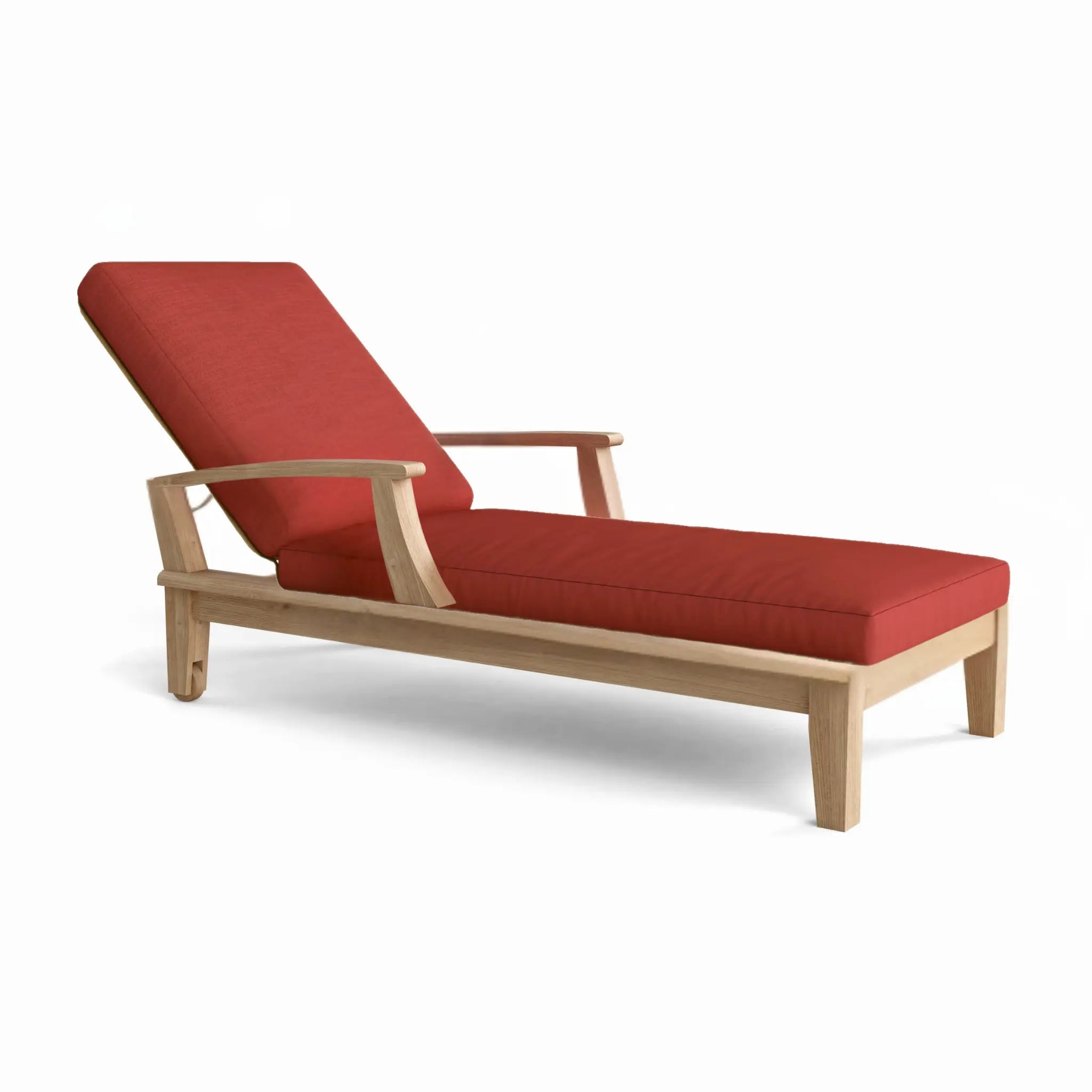 Brianna Sun Lounger – Teak Daybed (No Cushion) by Anderson Teak
