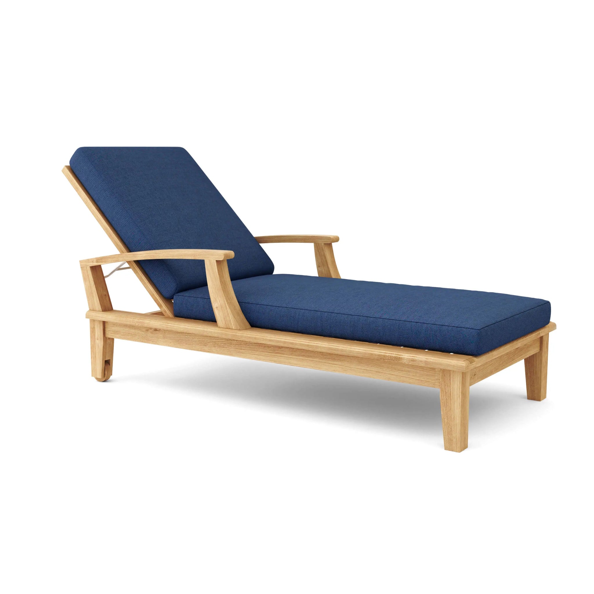 Brianna Sun Lounger – Teak Daybed (No Cushion) by Anderson Teak