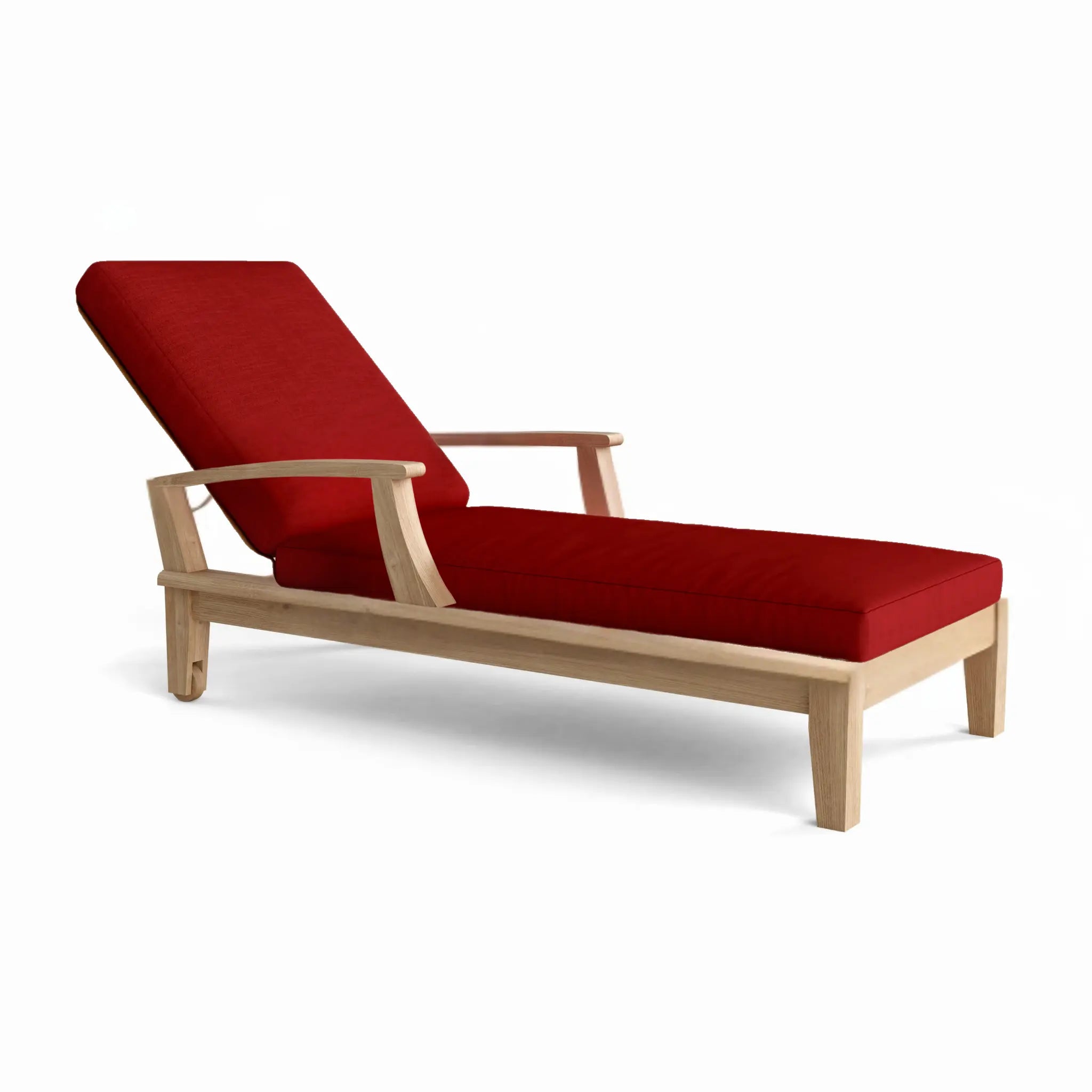 Brianna Sun Lounger – Teak Daybed (No Cushion) by Anderson Teak