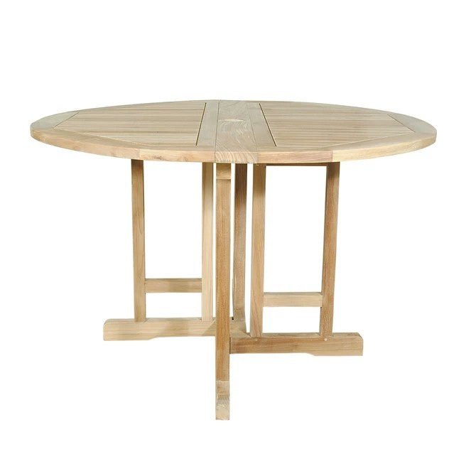 Butterly 47" Round Folding Table – () by Anderson Teak