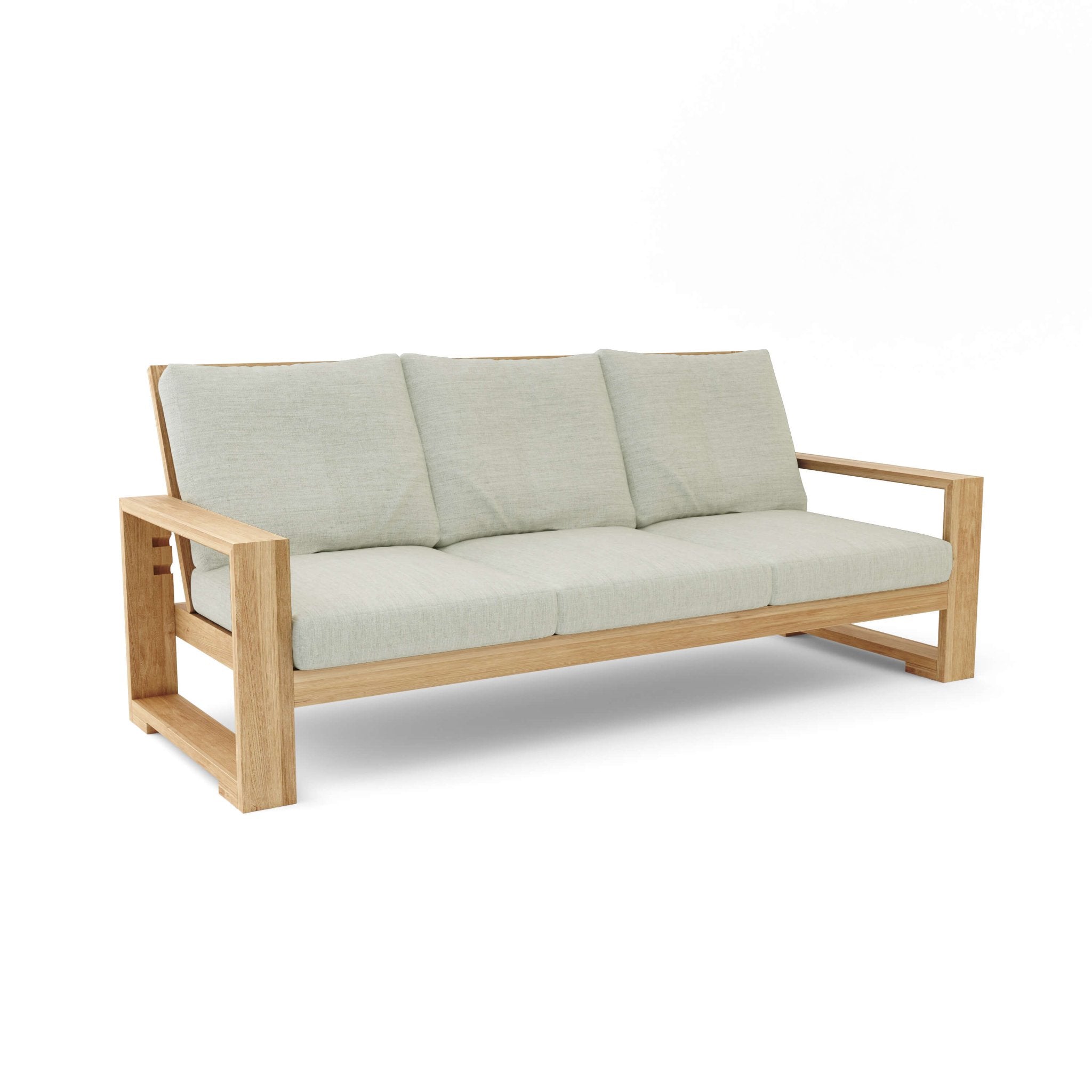 Capistrano Deep Seating Sofa – Teak Sofa (Granite) by Anderson Teak