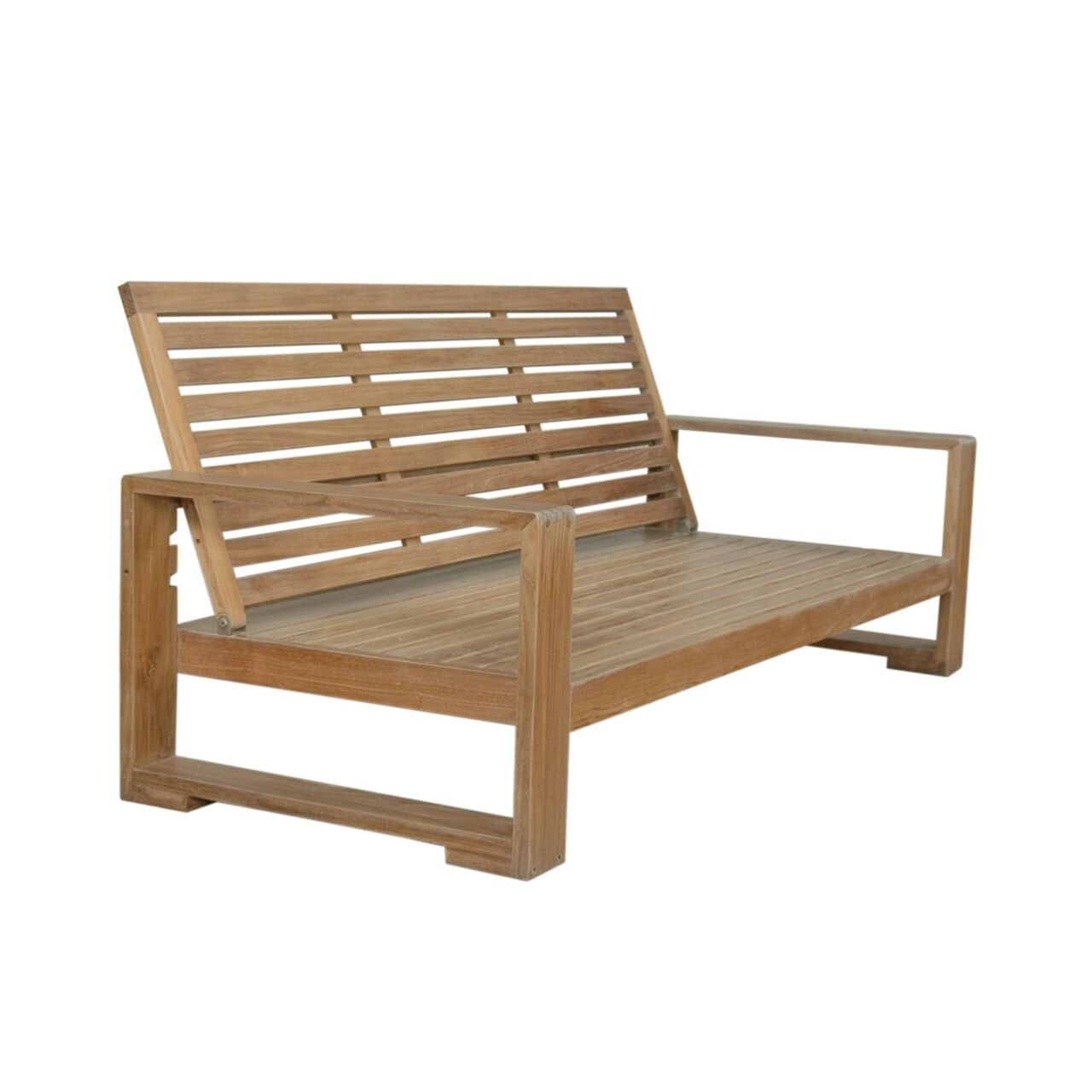 Capistrano Deep Seating Sofa – Teak Sofa (Natural) by Anderson Teak
