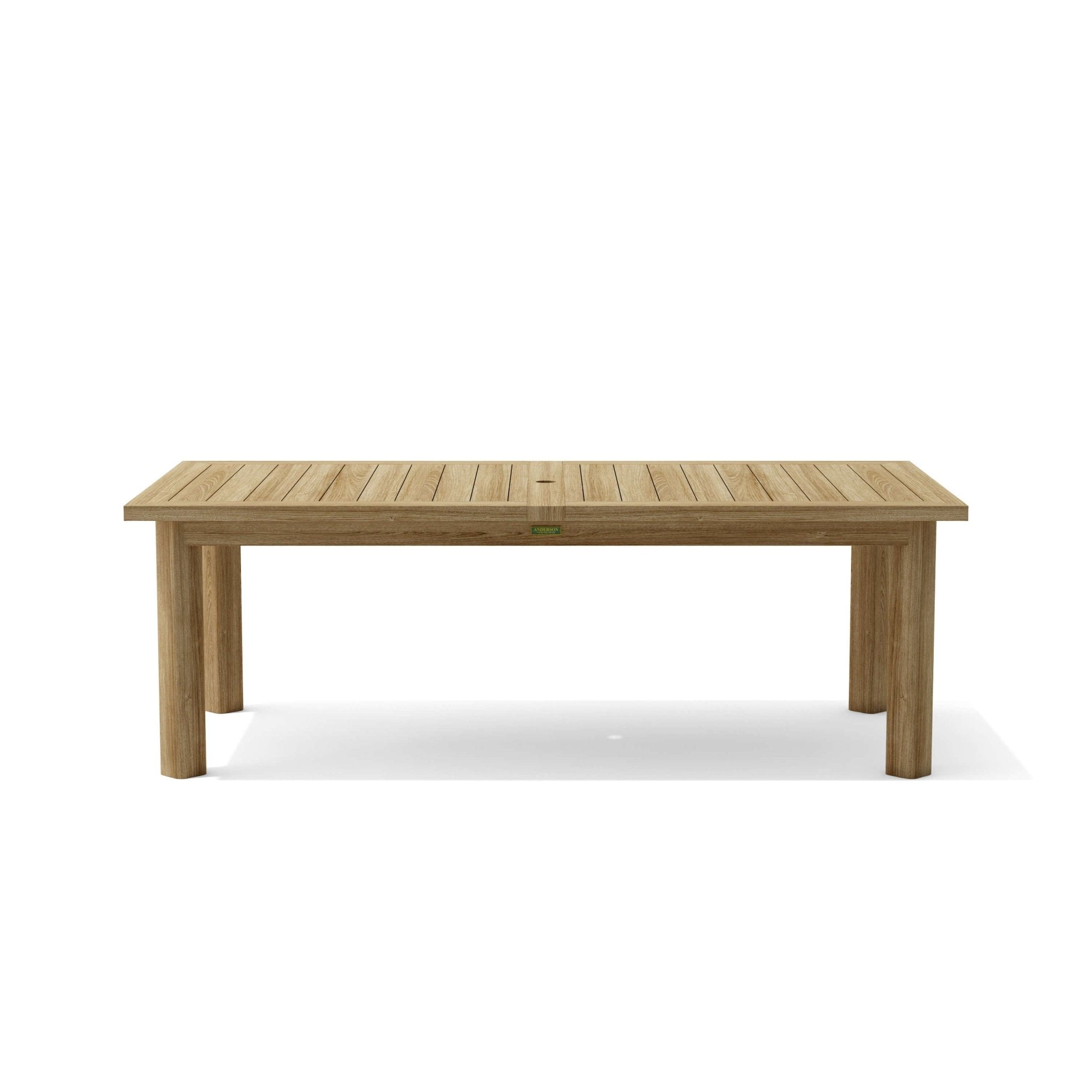 Chelsea 13 - pc Rectangular Double Extension Dining Table Set – Extension Dining Table Set () by Anderson Teak