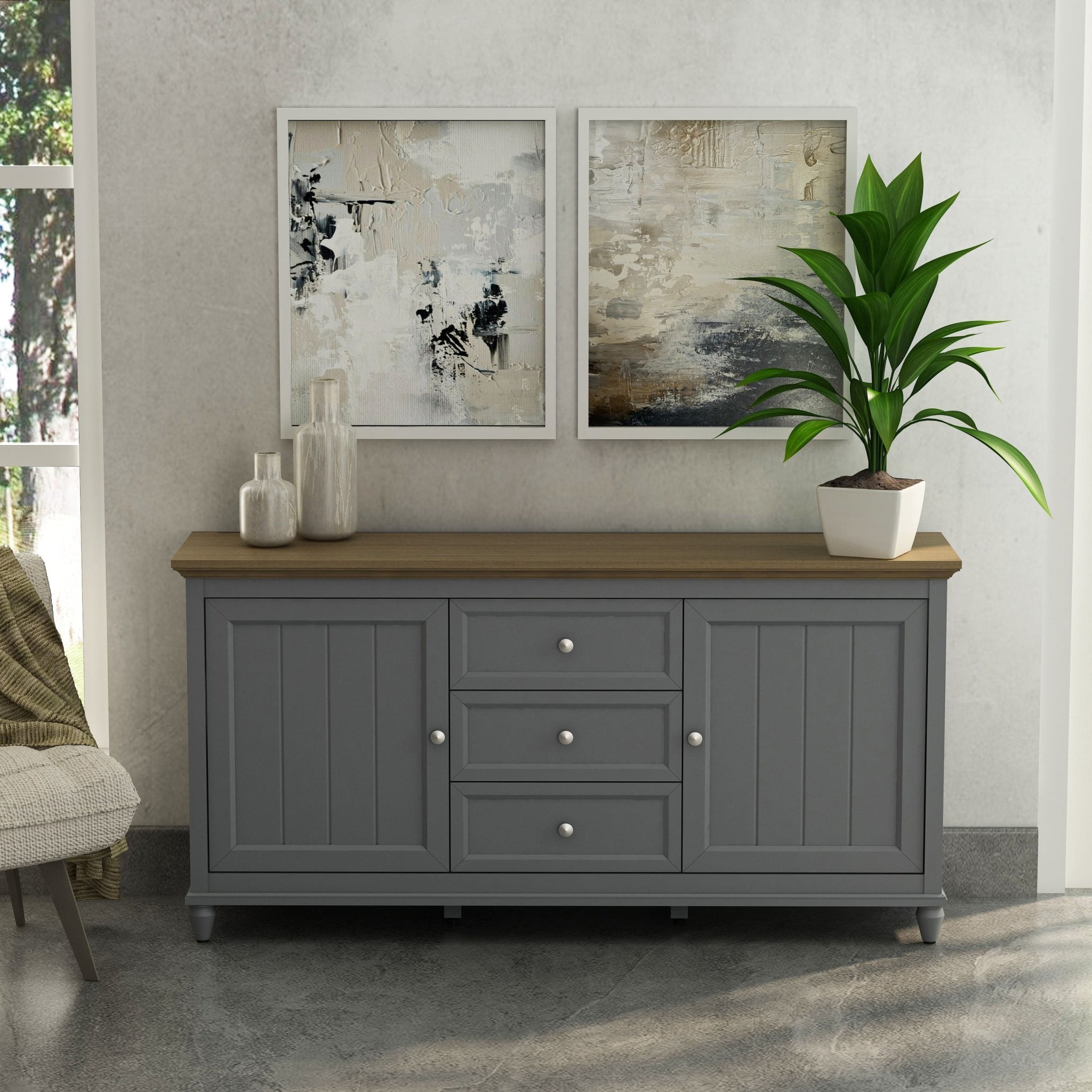 Chenon Sideboard – Furniture (White) by Anderson Teak