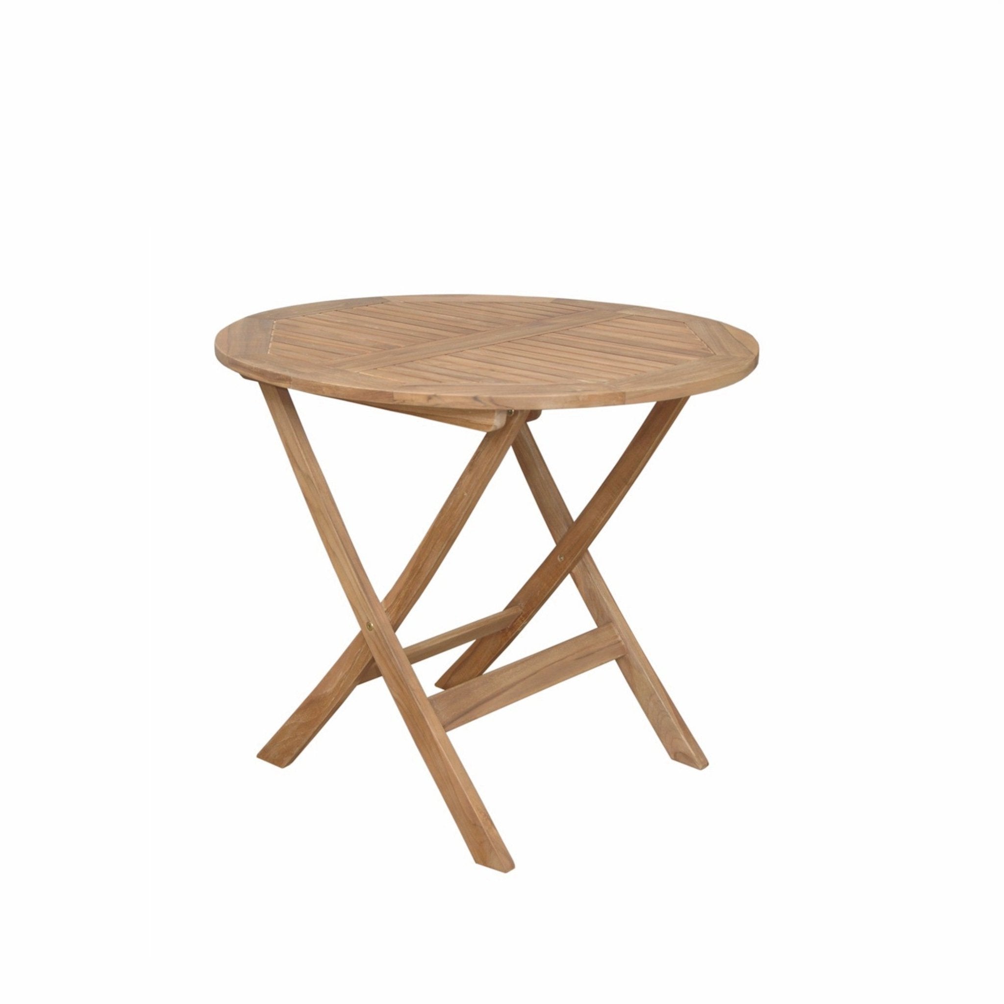 Chester 32" Round Folding Picnic Table – () by Chapman Collection