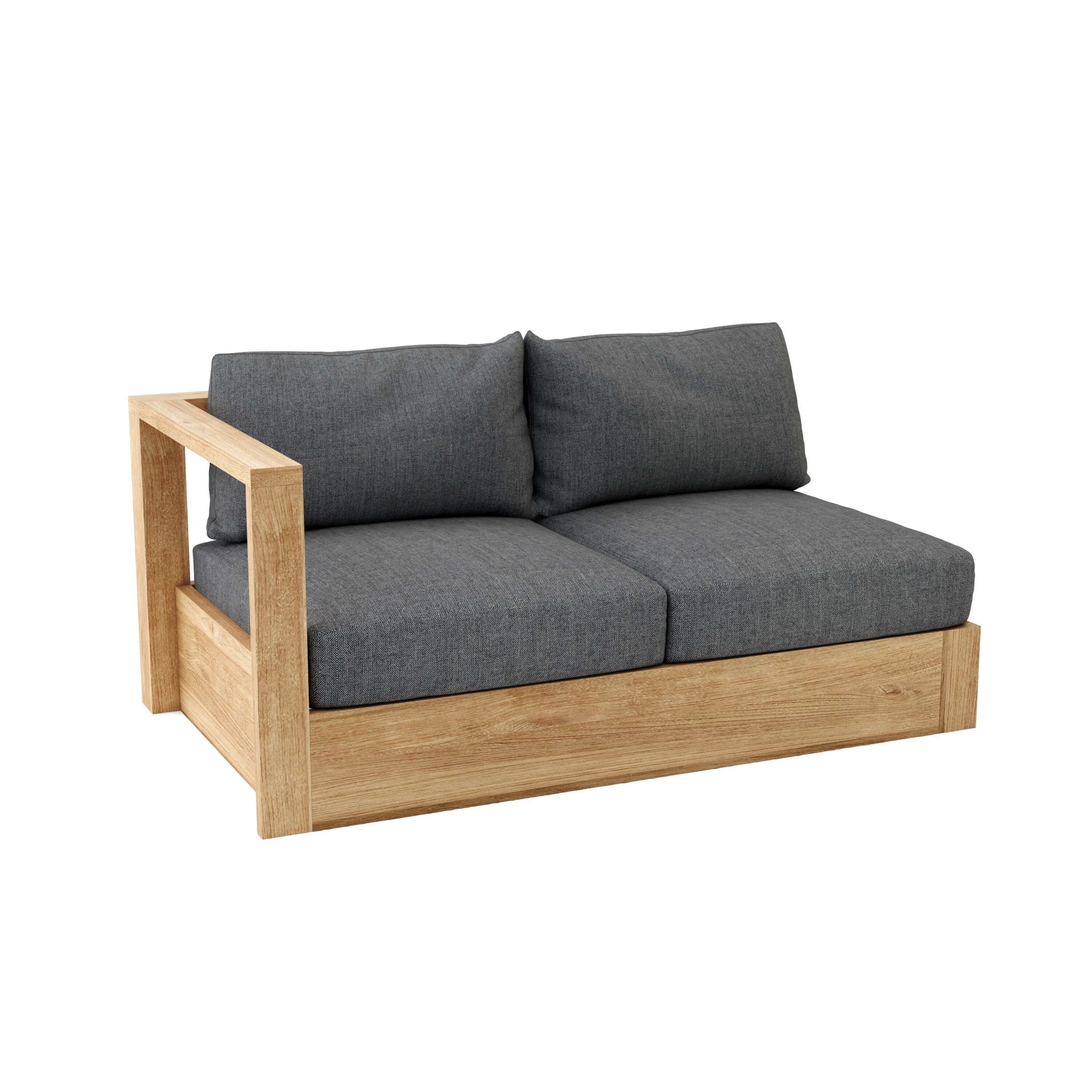 Copacabana Modular Deep Seating Set – Outdoor Seating (Cast Charcoal) by Anderson Teak
