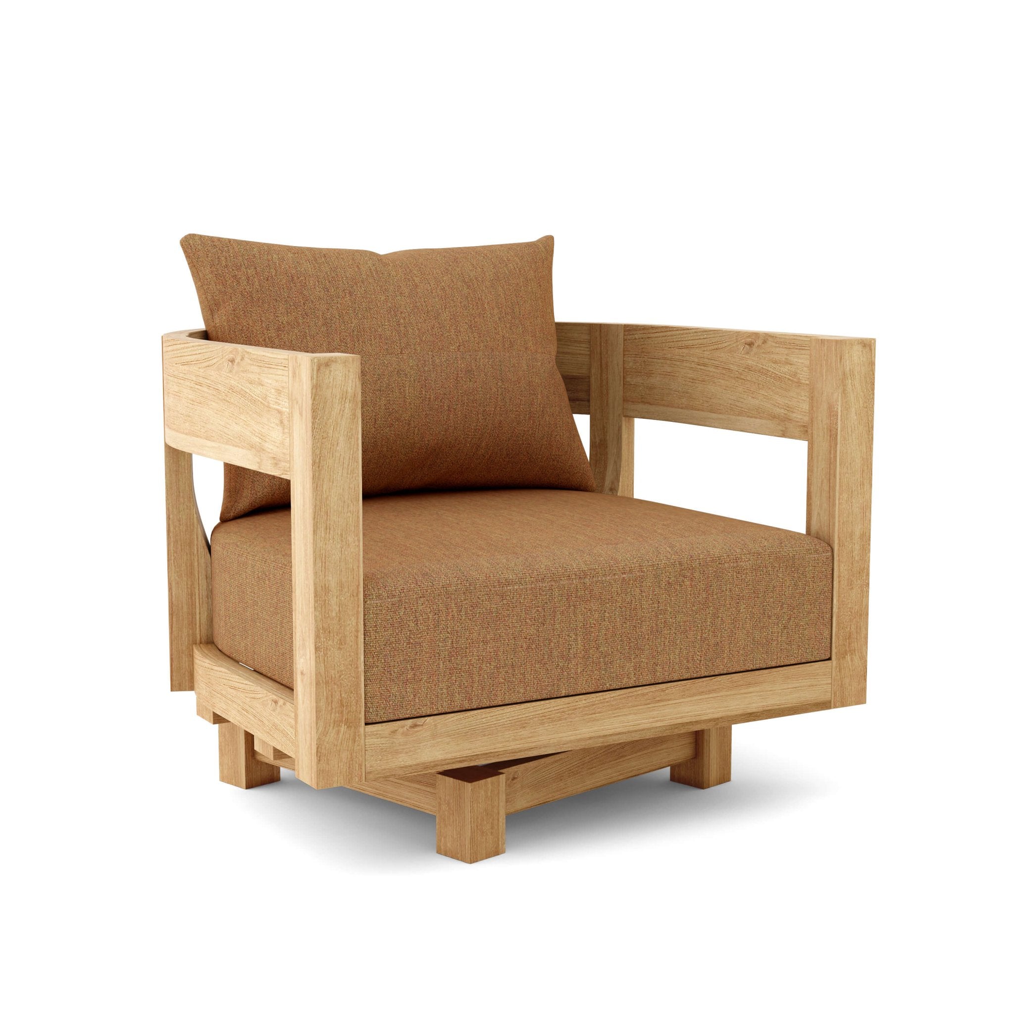 Coronado Deep Seating Swivel Armchair – (Teak) by Anderson Teak