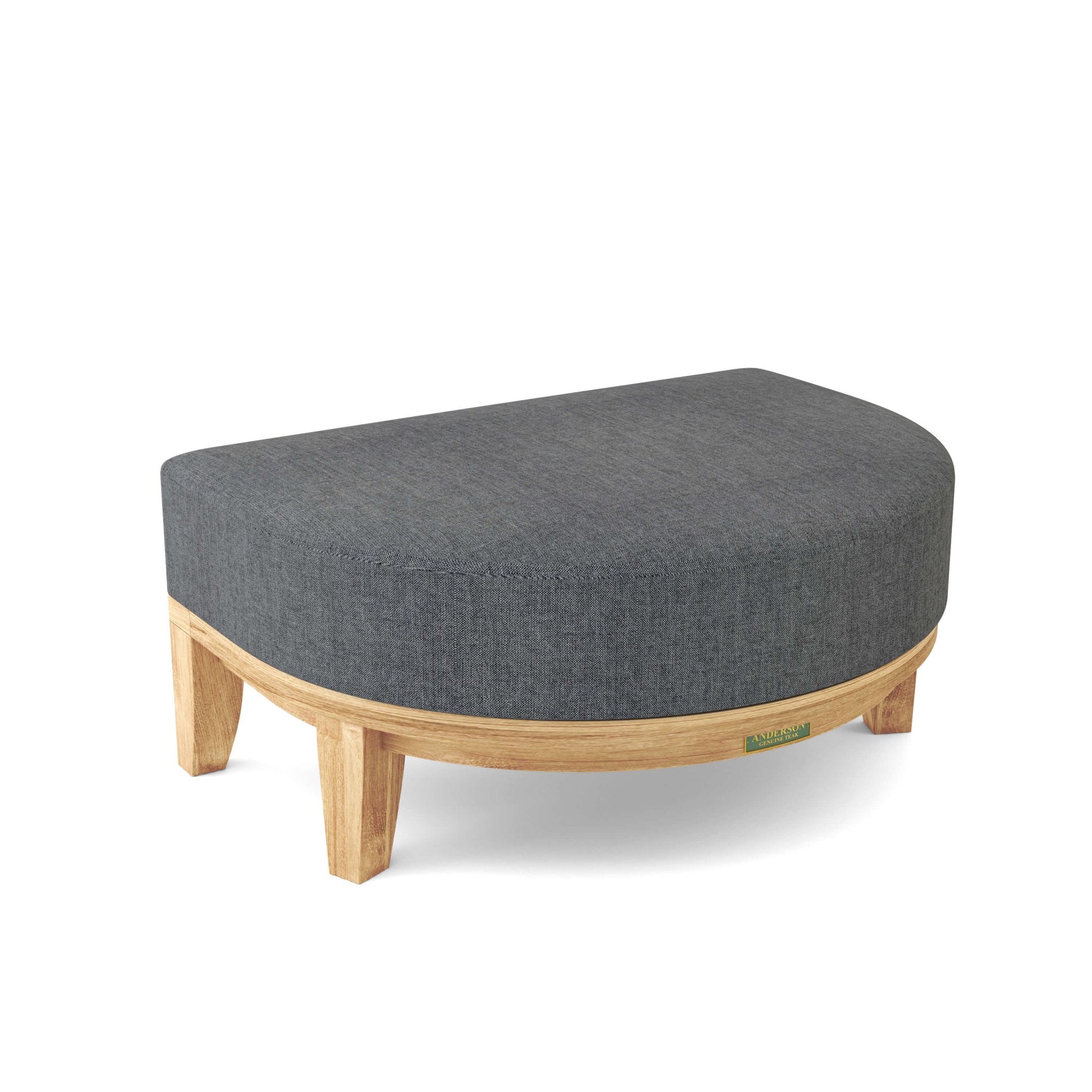 Coronado Ottoman – (Cast Charcoal) by Anderson Teak