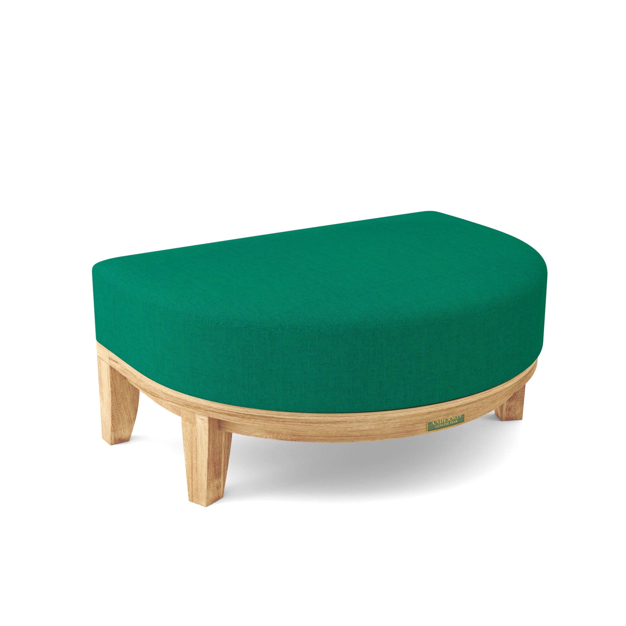 Coronado Ottoman – (Forest Green) by Anderson Teak
