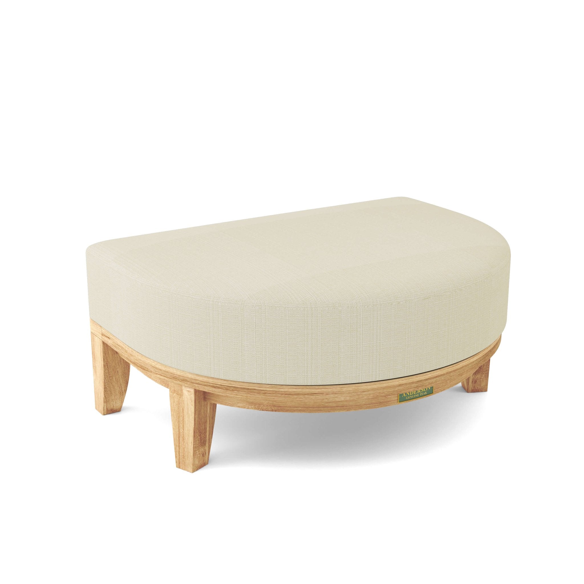 Coronado Ottoman – (Linen Antique Beige) by Anderson Teak