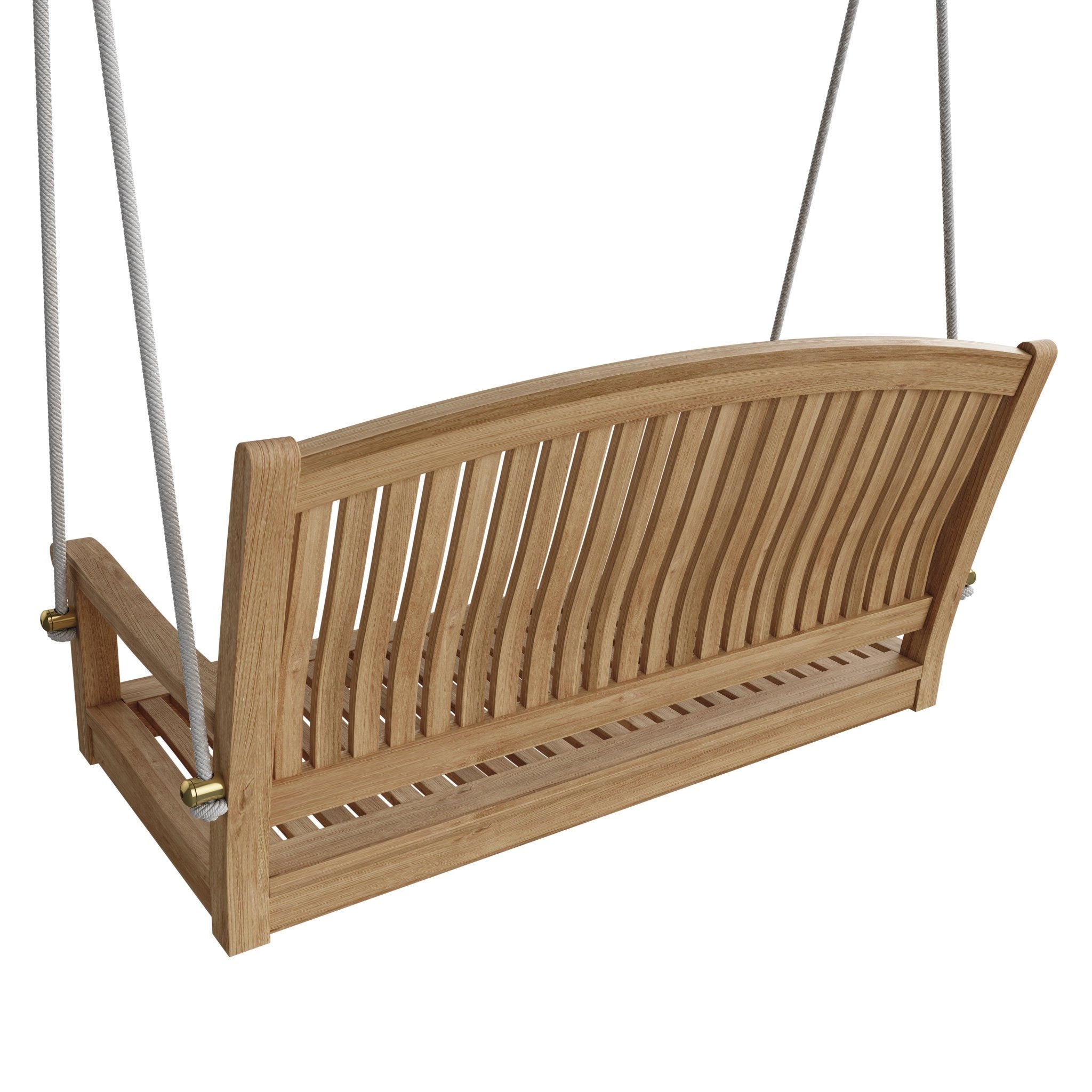 Del - Amo 48" Round Swing Bench – Teak Bench (None) by Anderson Teak