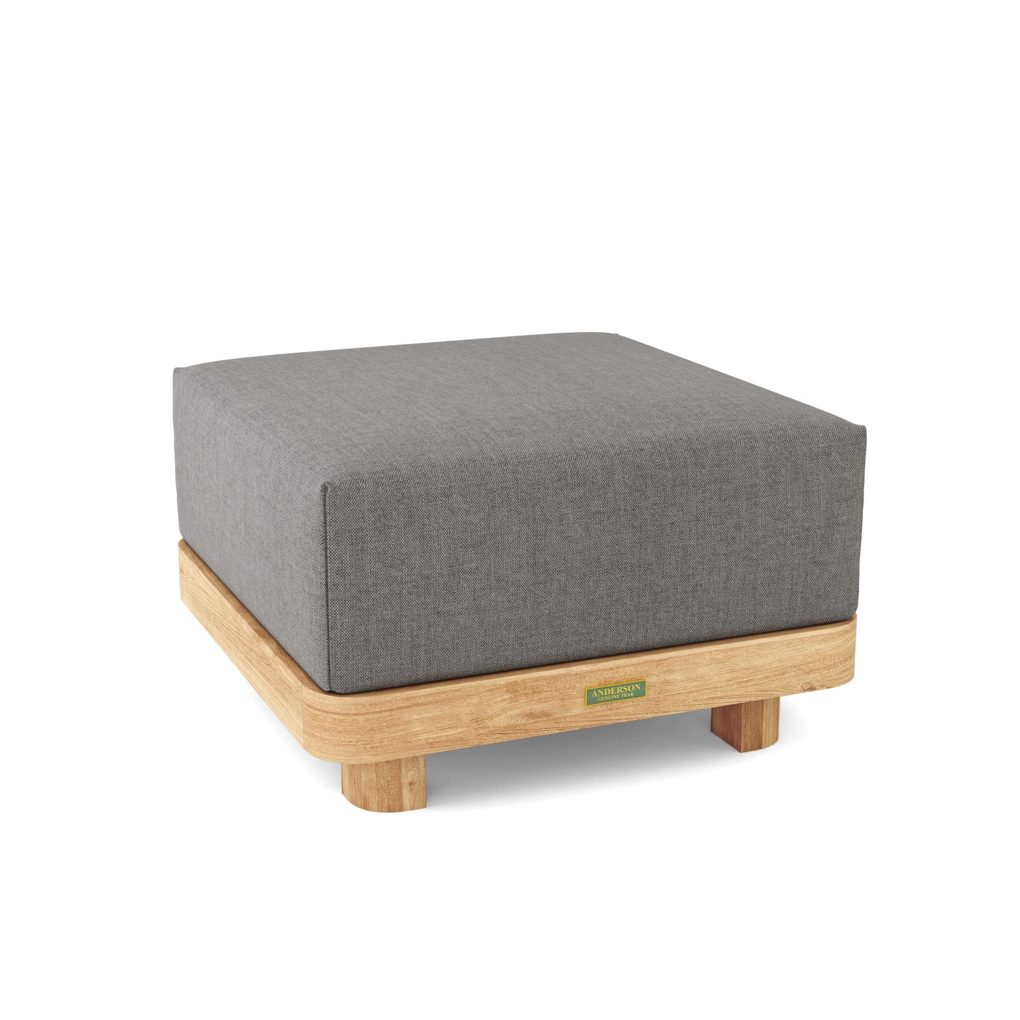 Granada Ottoman – Furniture (Cast Slate) by Anderson Teak