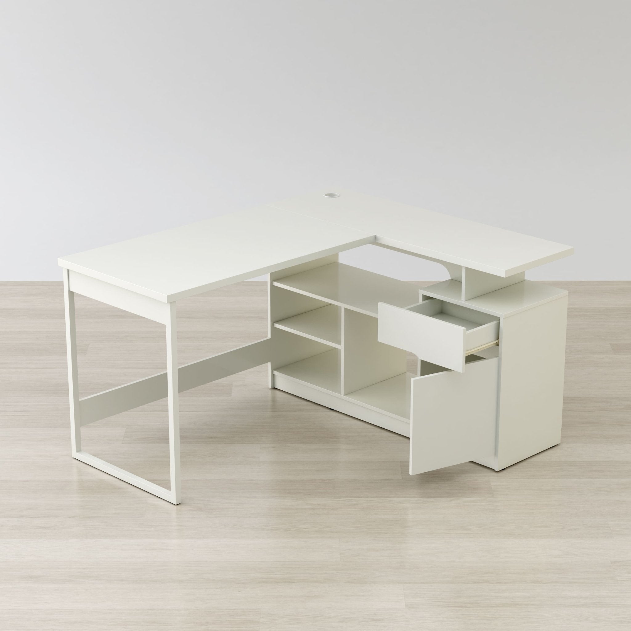 Lexi 55" Corner Desk – () by Modern Haus