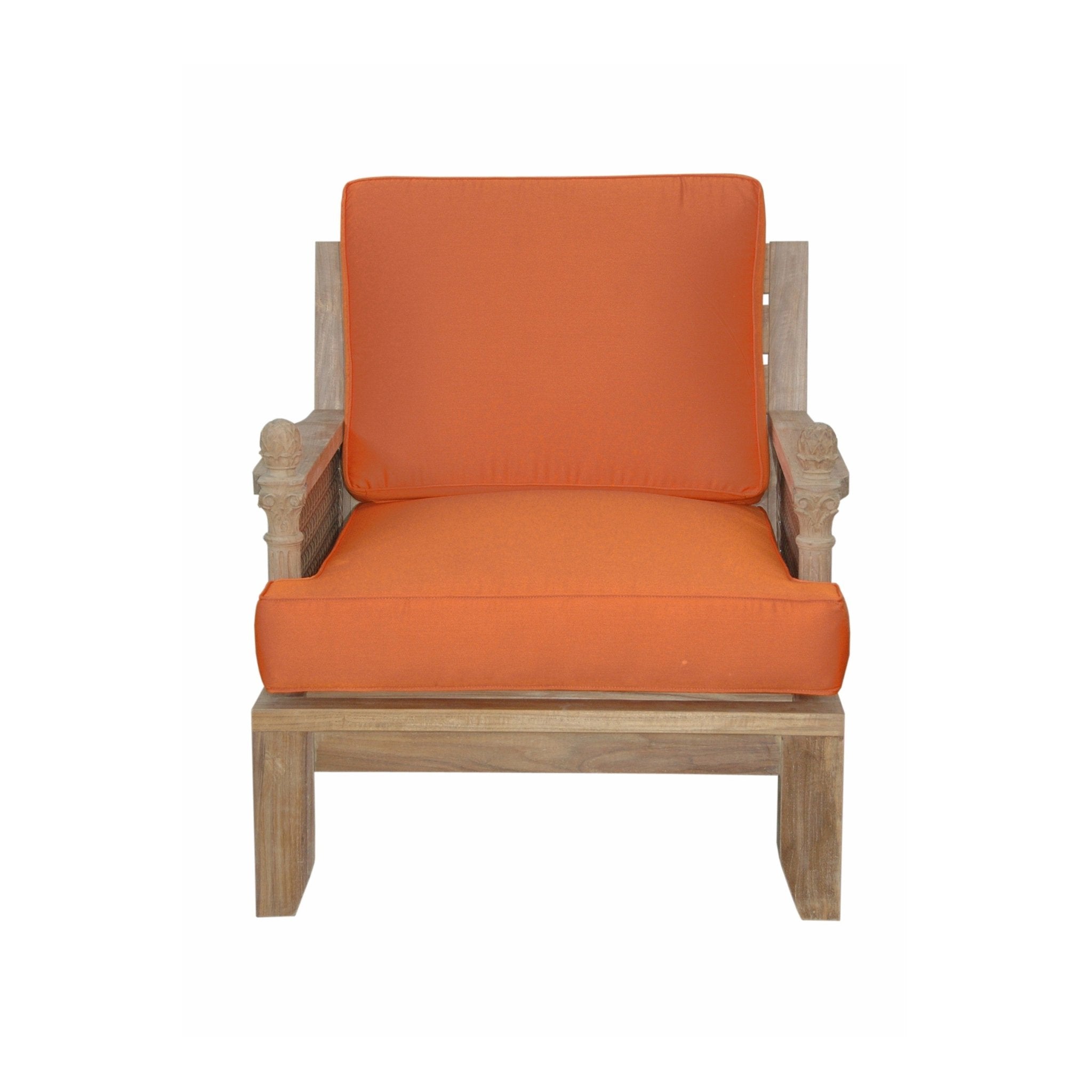 Luxe Deep Seating Armchair – (Cast Slate/Bliss Smoke) by Anderson Teak