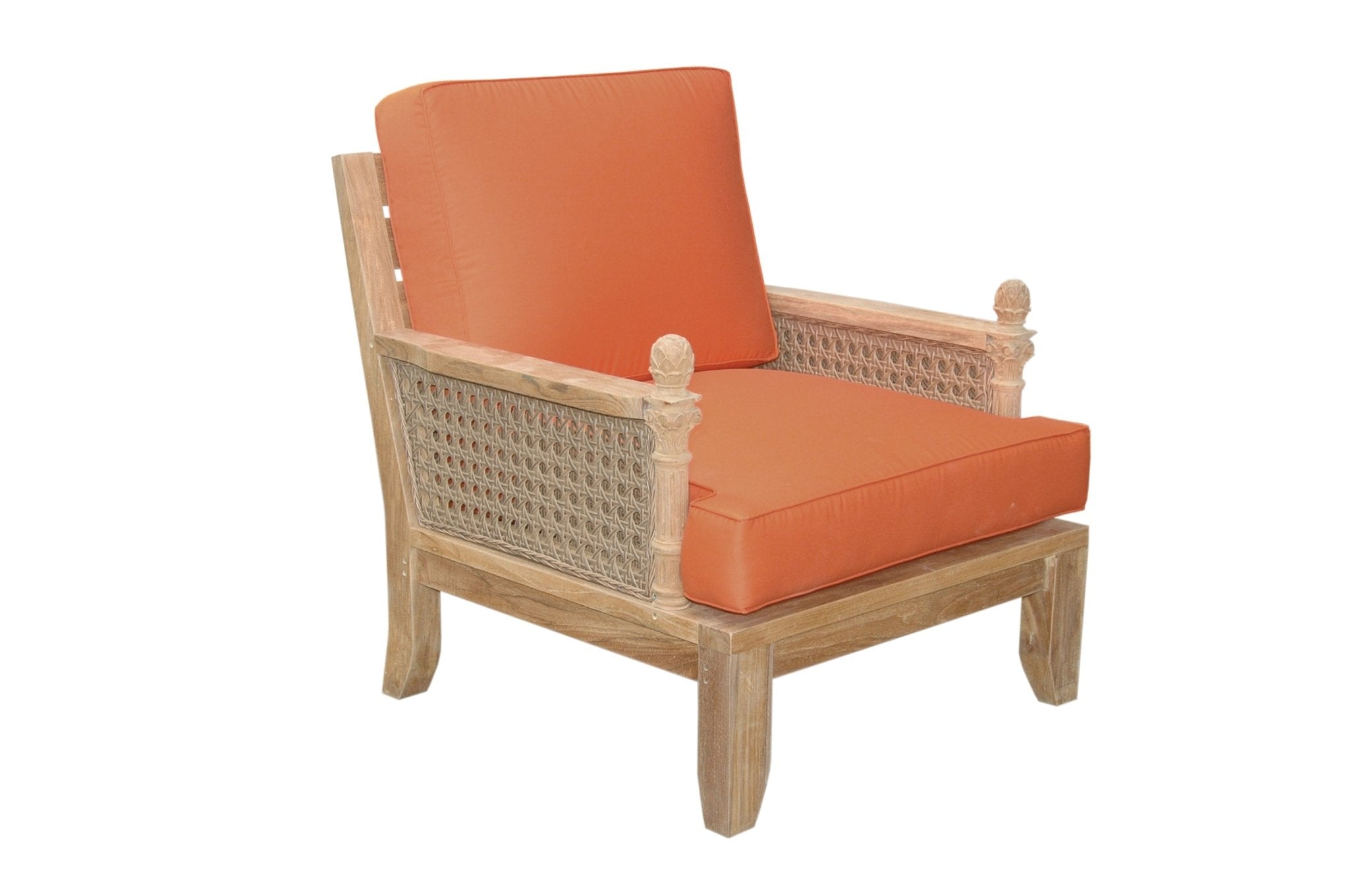 Luxe Deep Seating Armchair – (Cast Slate/Bliss Smoke) by Anderson Teak
