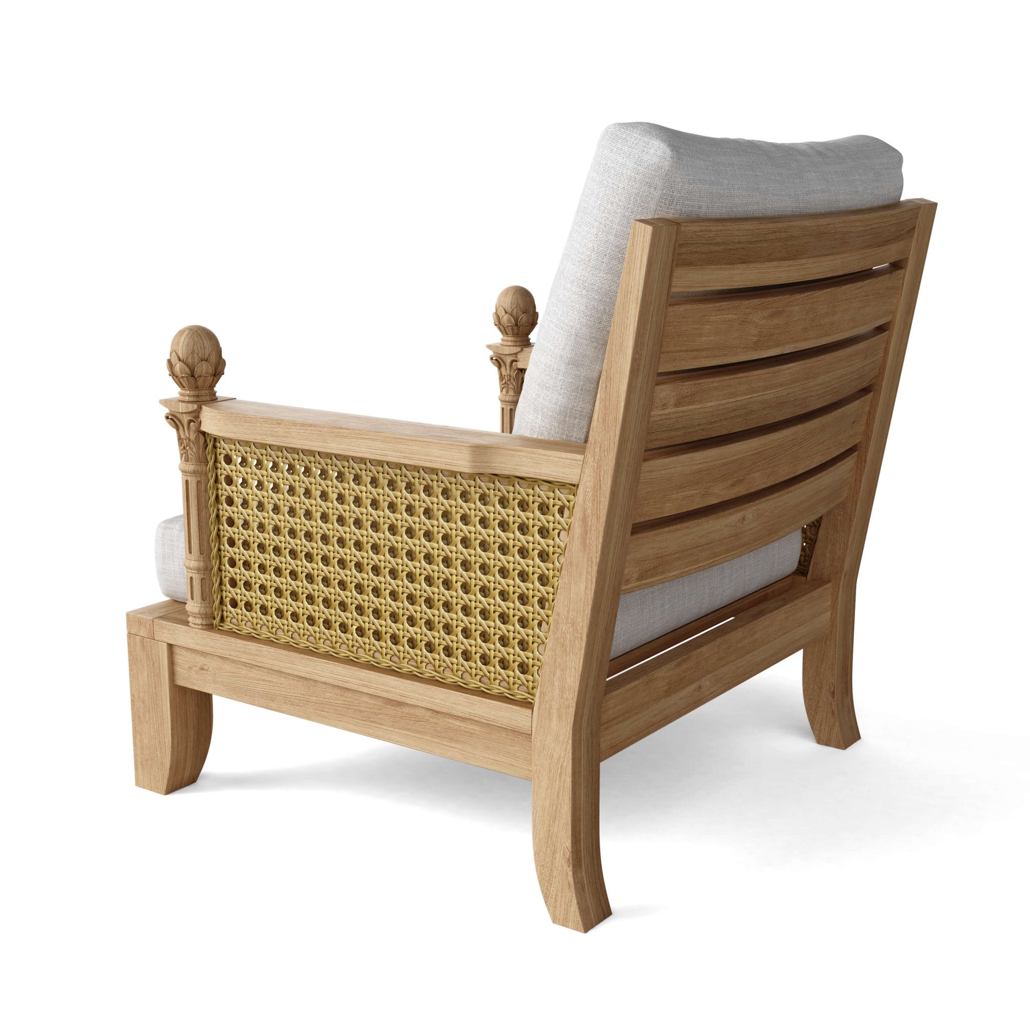 Luxe Deep Seating Armchair – (Cast Slate/Bliss Smoke) by Anderson Teak