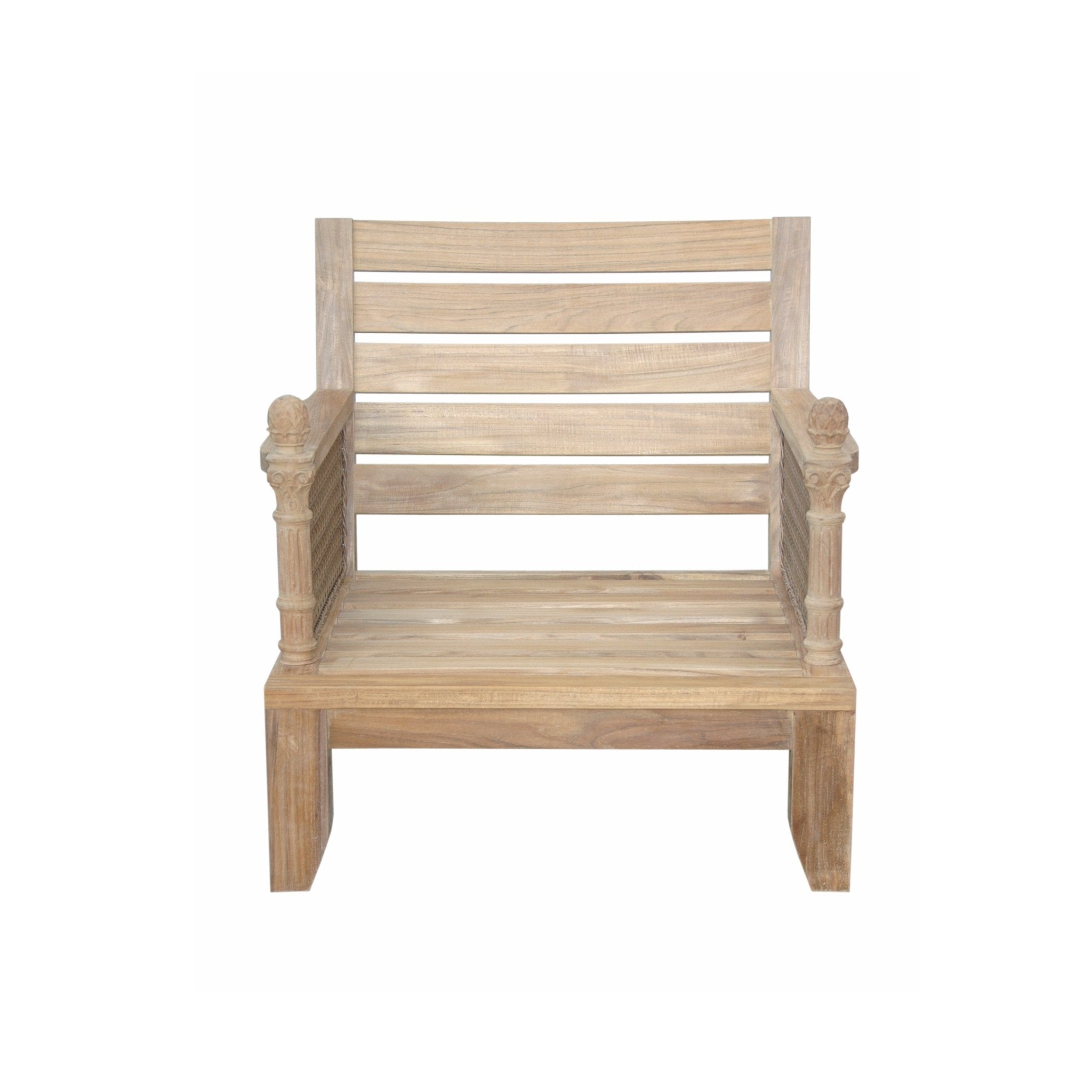 Luxe Deep Seating Armchair – (Cast Slate/Bliss Smoke) by Anderson Teak