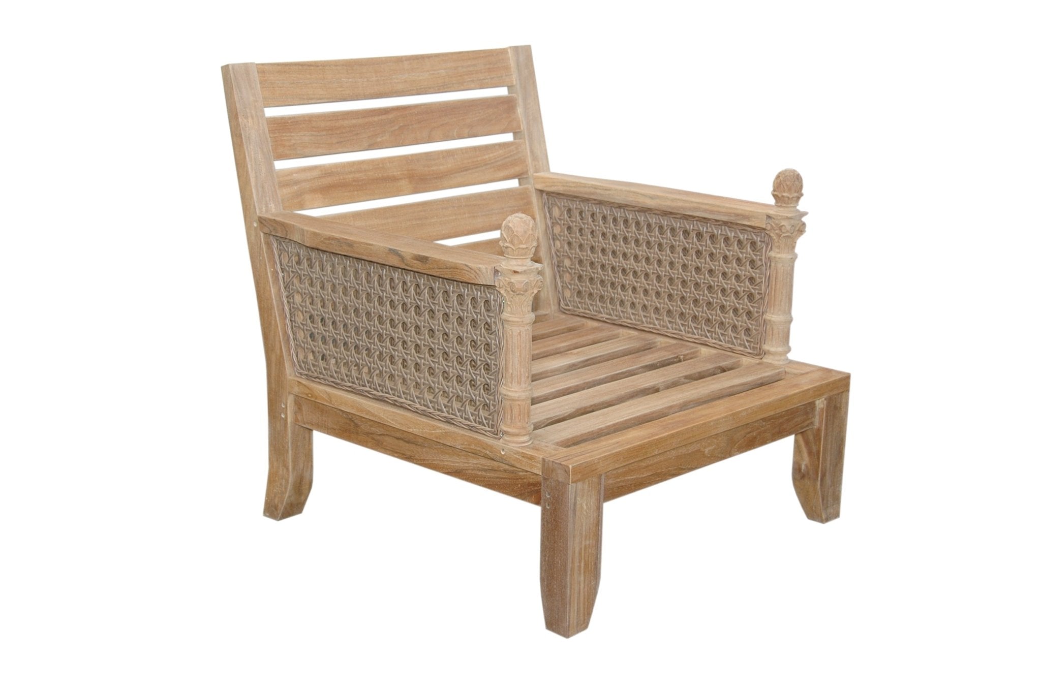 Luxe Deep Seating Armchair – (Cast Slate/Bliss Smoke) by Anderson Teak