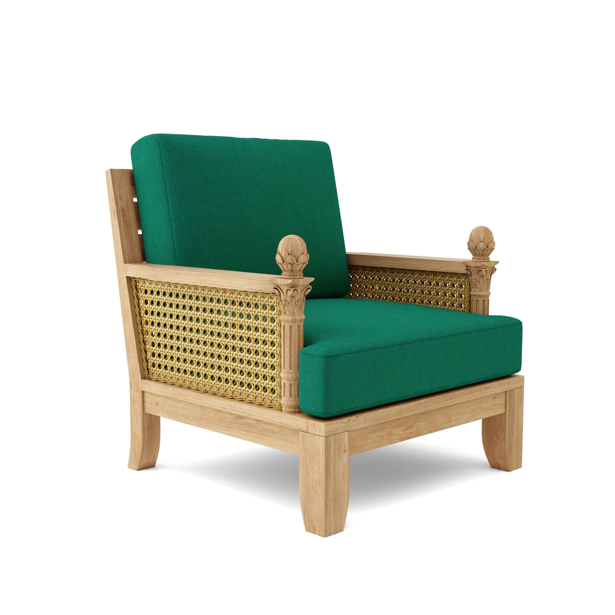 Luxe Deep Seating Armchair – (Forest Green) by Anderson Teak