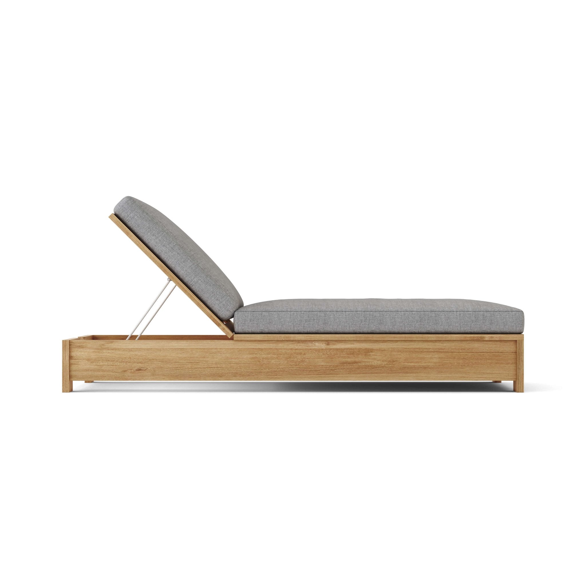 Madera Sun Lounger – Teak Daybed (Cast Slate) by Anderson Teak
