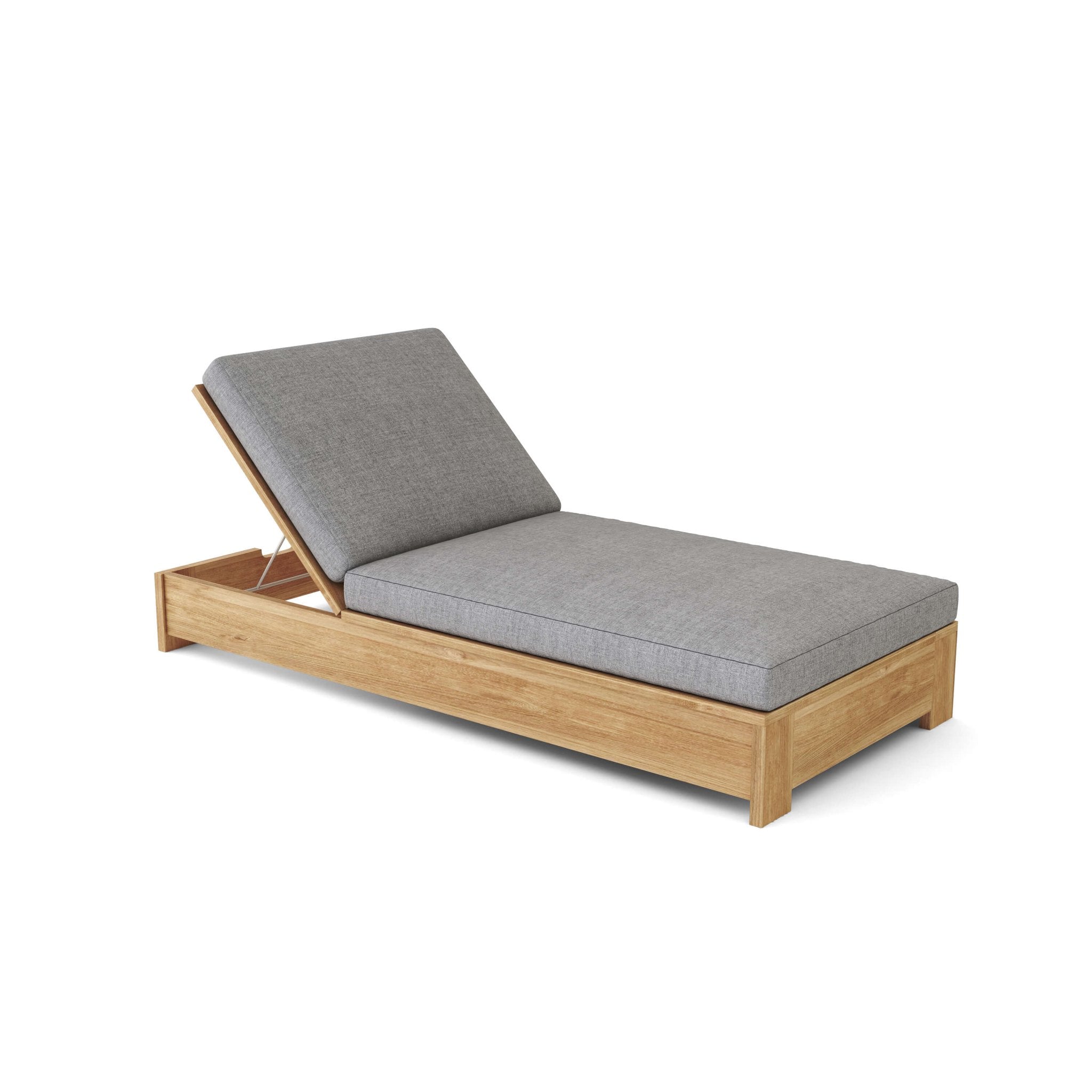 Madera Sun Lounger – Teak Daybed (Cast Slate) by Anderson Teak