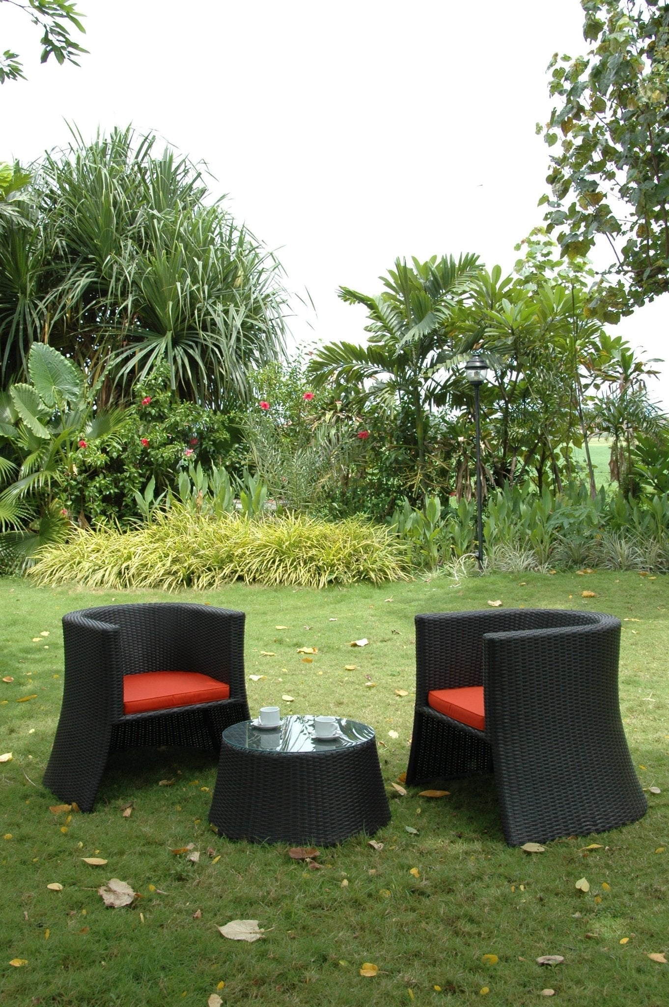 Milano Table Set – () by Anderson Teak