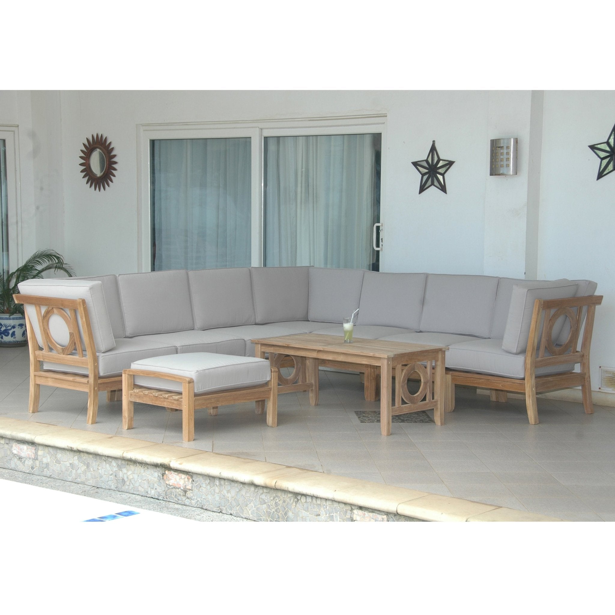 Natsepa 9 - Pieces Modular Set A – (Cast Slate/Bliss Smoke) by Anderson Teak