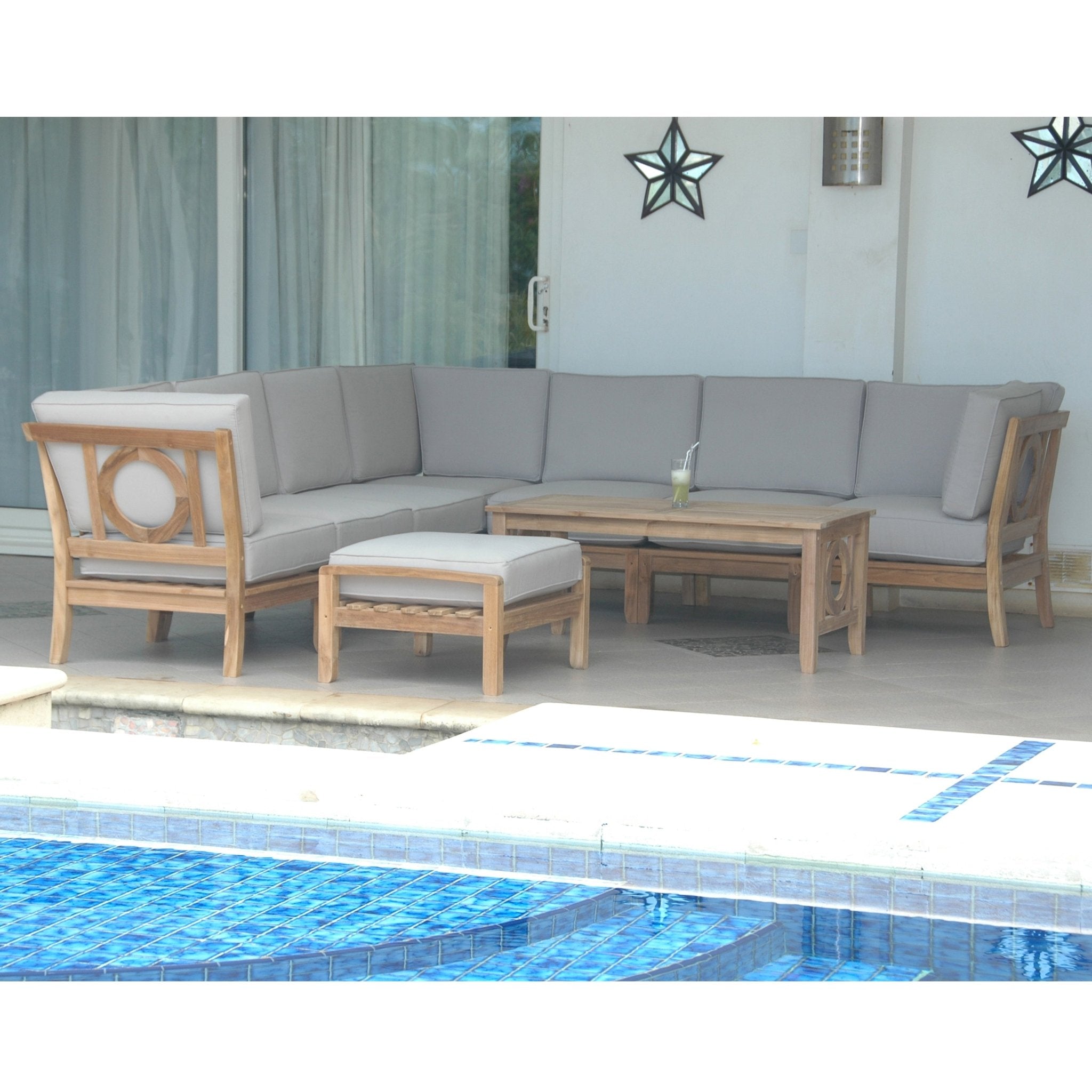 Natsepa 9 - Pieces Modular Set A – (Cast Slate/Bliss Smoke) by Anderson Teak