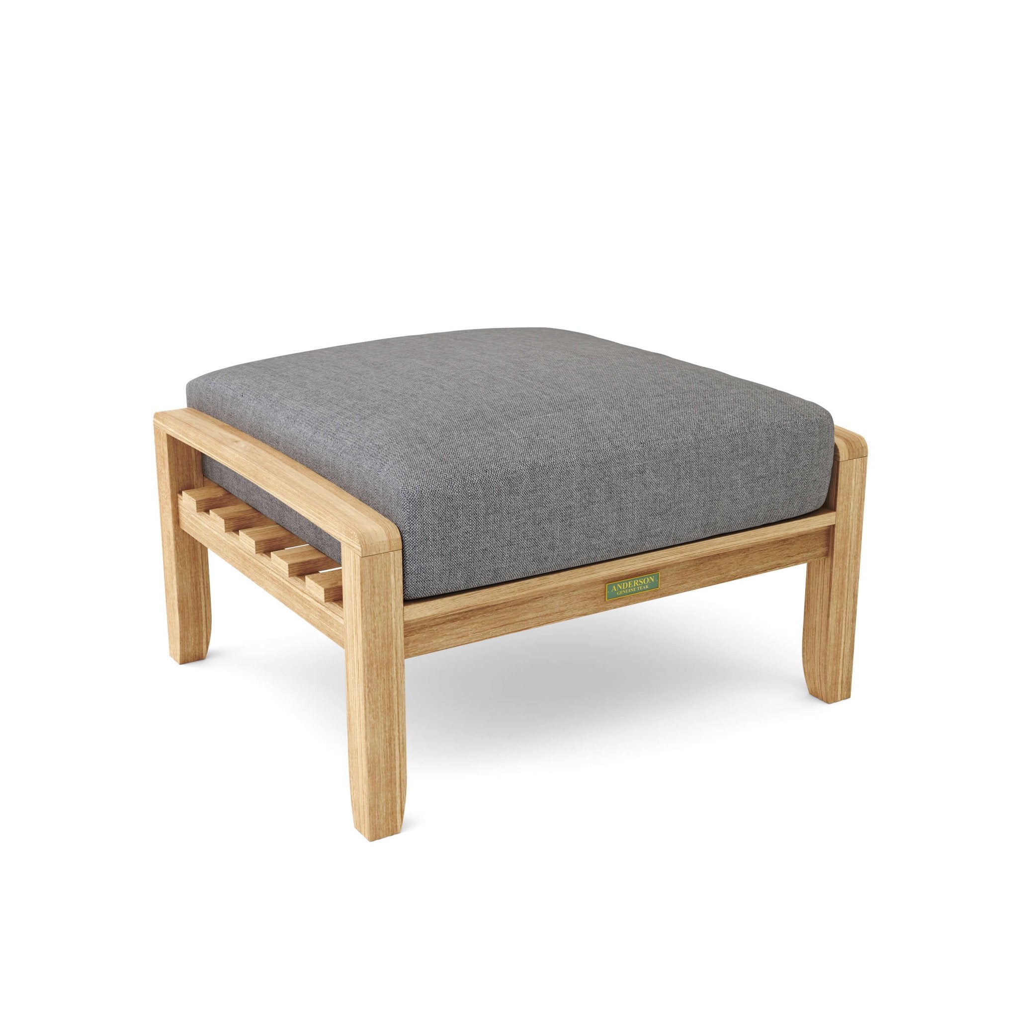 Natsepa Ottoman – (Cast Slate/Bliss Smoke) by Anderson Teak