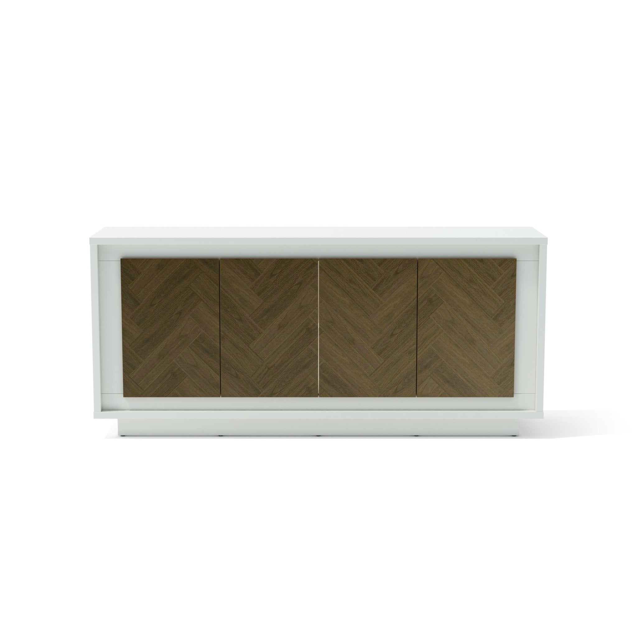 Paraggi Sideboard – (White & Mahogany) by Anderson Teak