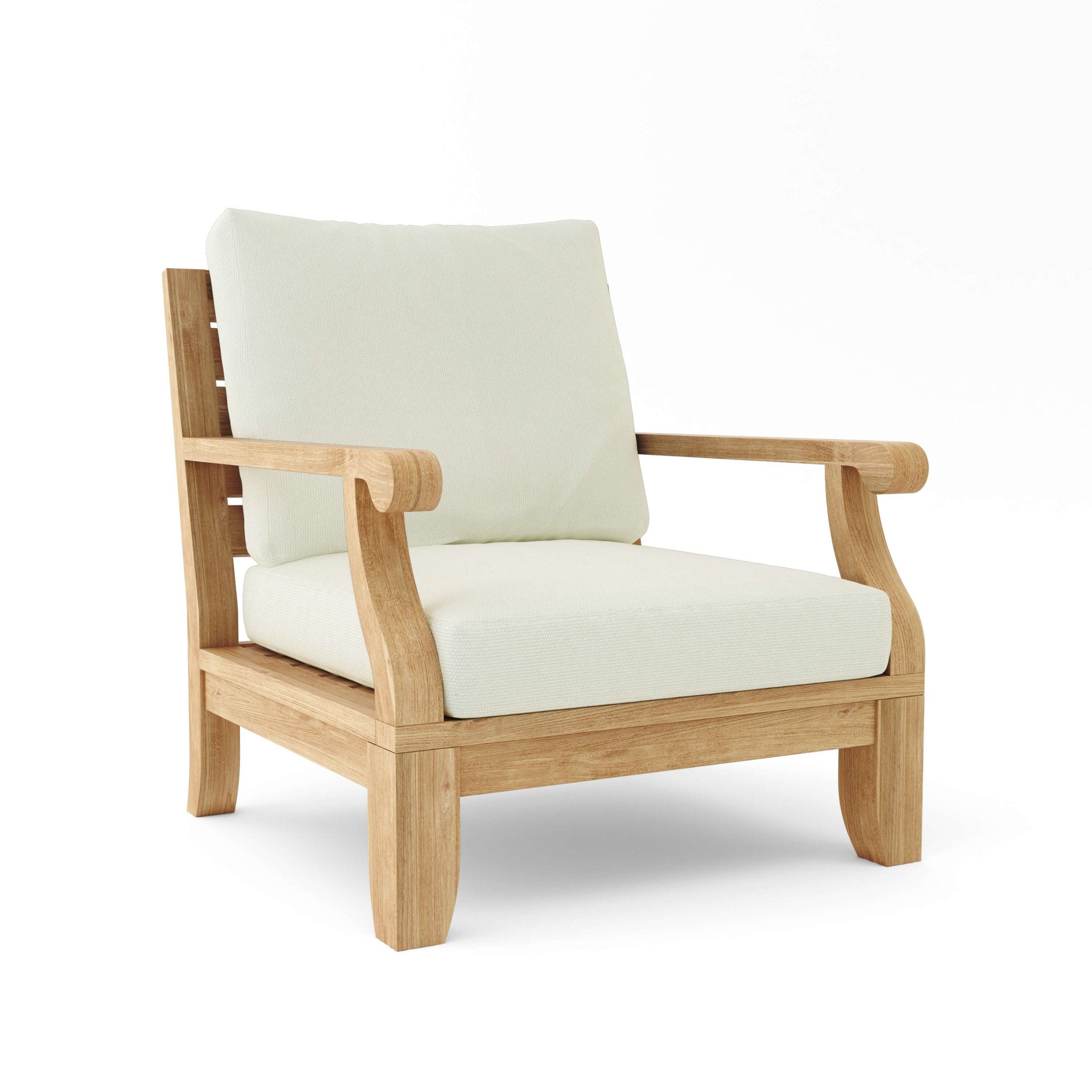 Riviera Modular Deep Seating Set – (Natural) by Anderson Teak