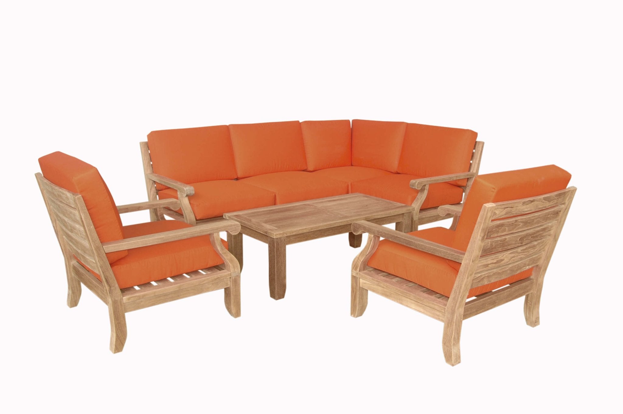 Riviera Modular Seating 7 - pc Set – (Cast Slate) by Anderson Teak