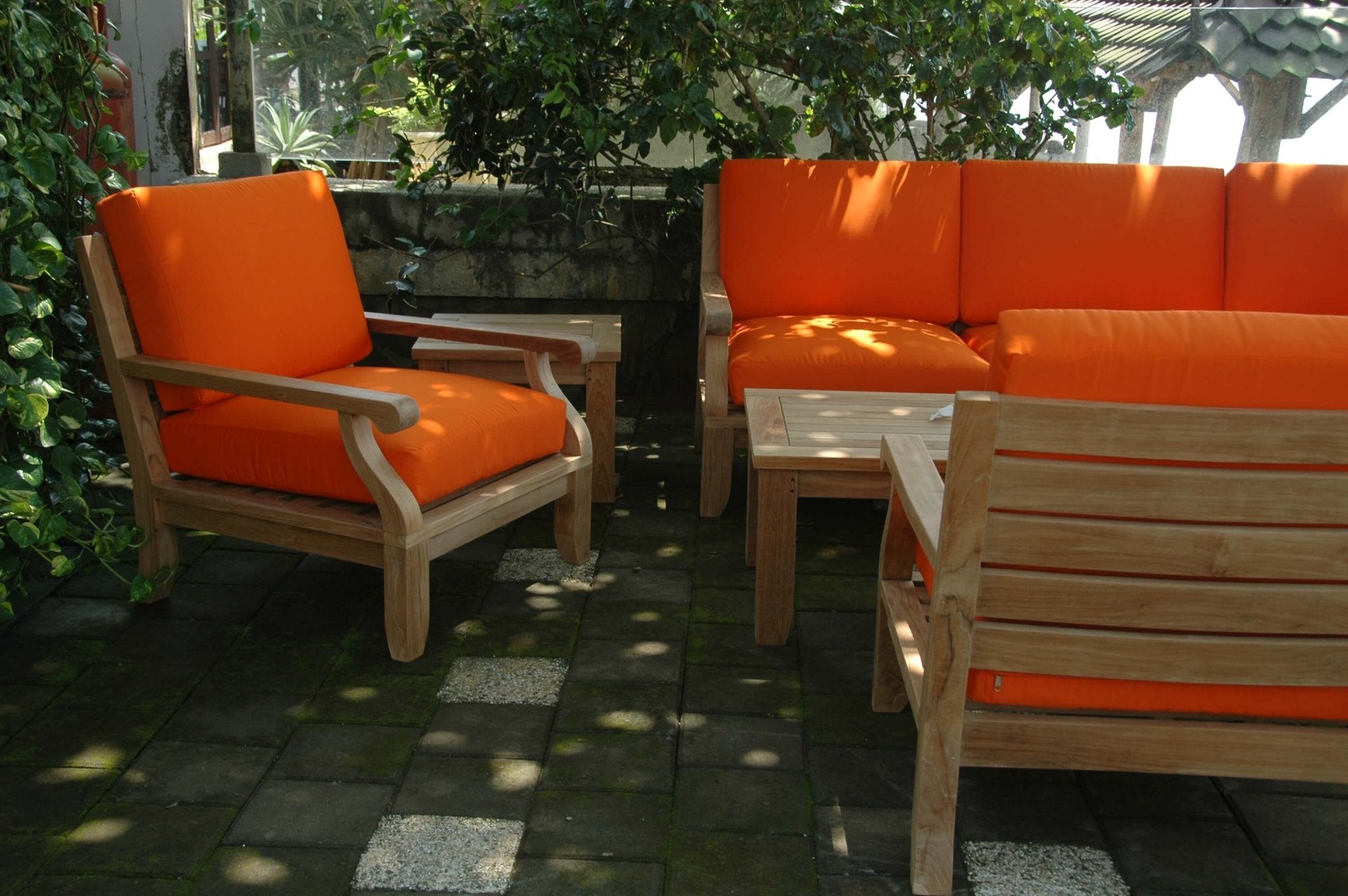 Riviera Modular Seating 7 - pc Set – (Cast Slate) by Anderson Teak