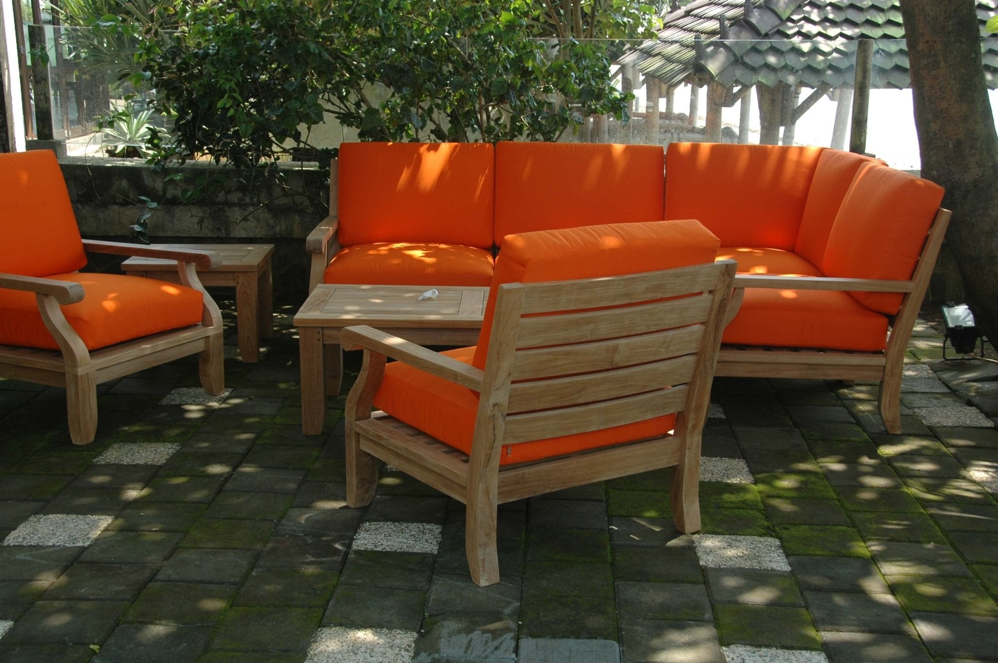 Riviera Modular Seating 7 - pc Set – (Cast Slate) by Anderson Teak