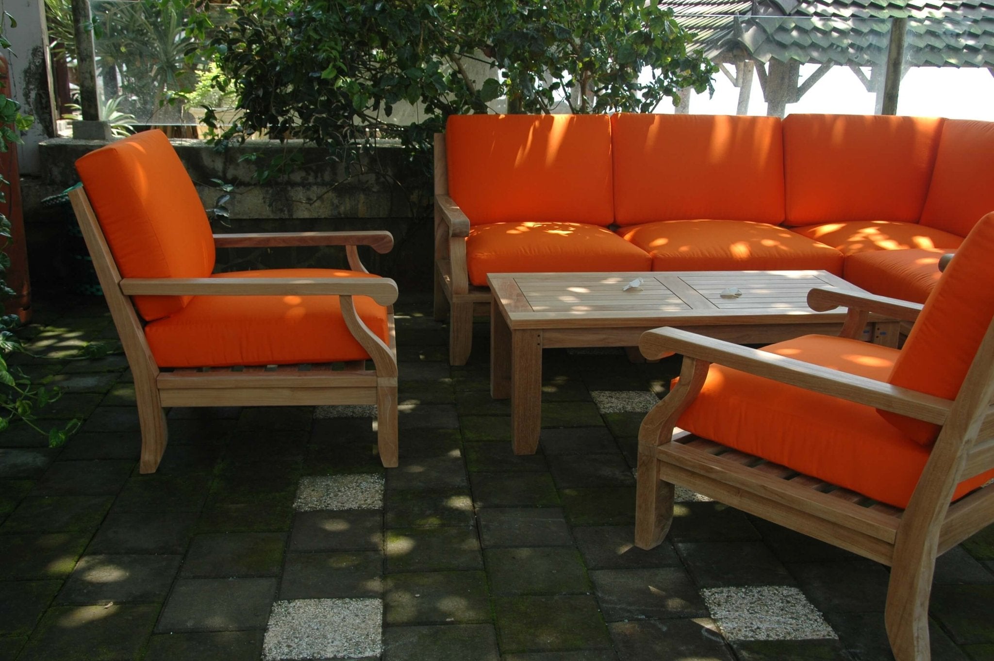 Riviera Modular Seating 7 - pc Set – (Cast Slate) by Anderson Teak