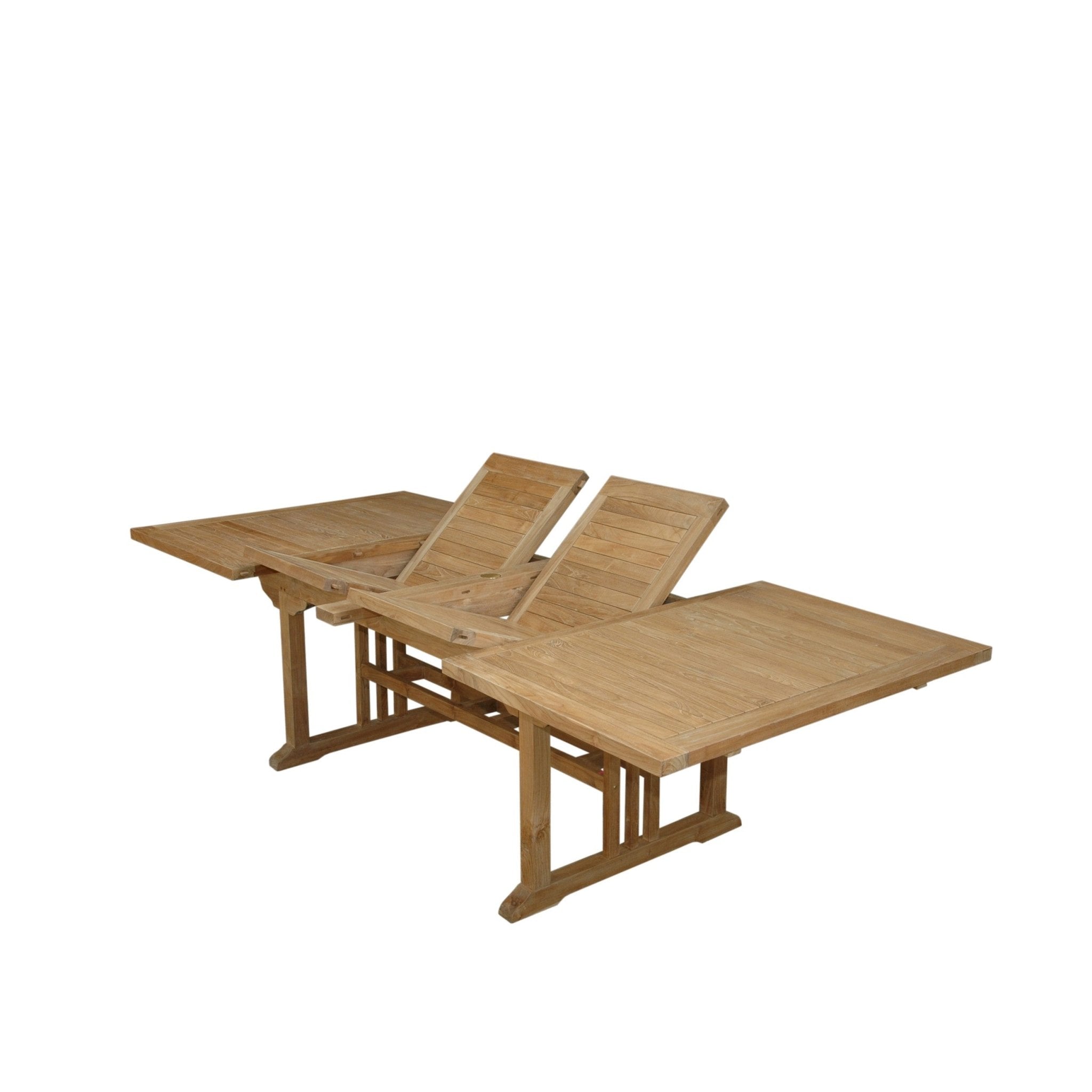 Sahara 106" Rectangular Double Extension Table – () by Anderson Teak