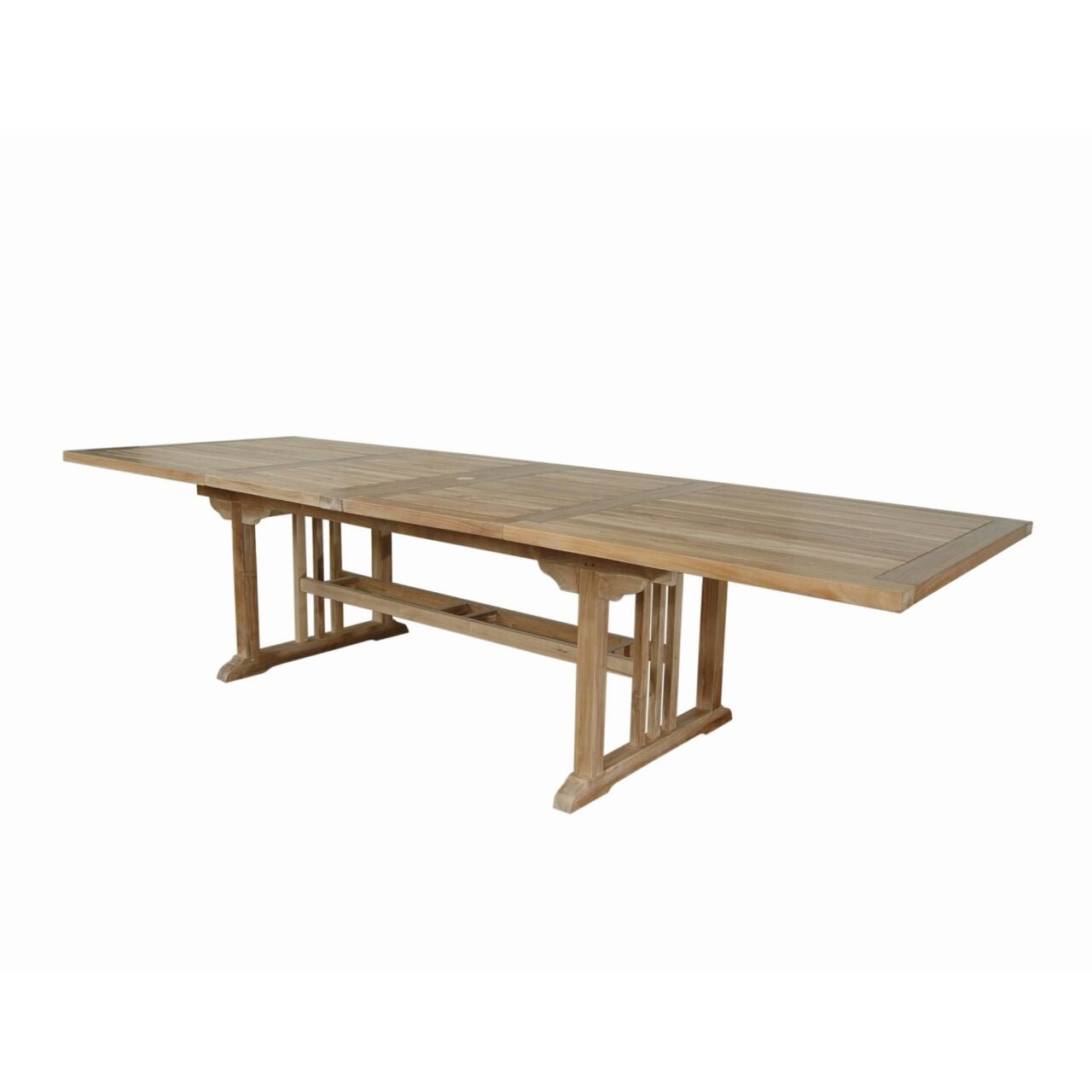 Sahara 126" Rectangular Double Extension Table – () by Anderson Teak