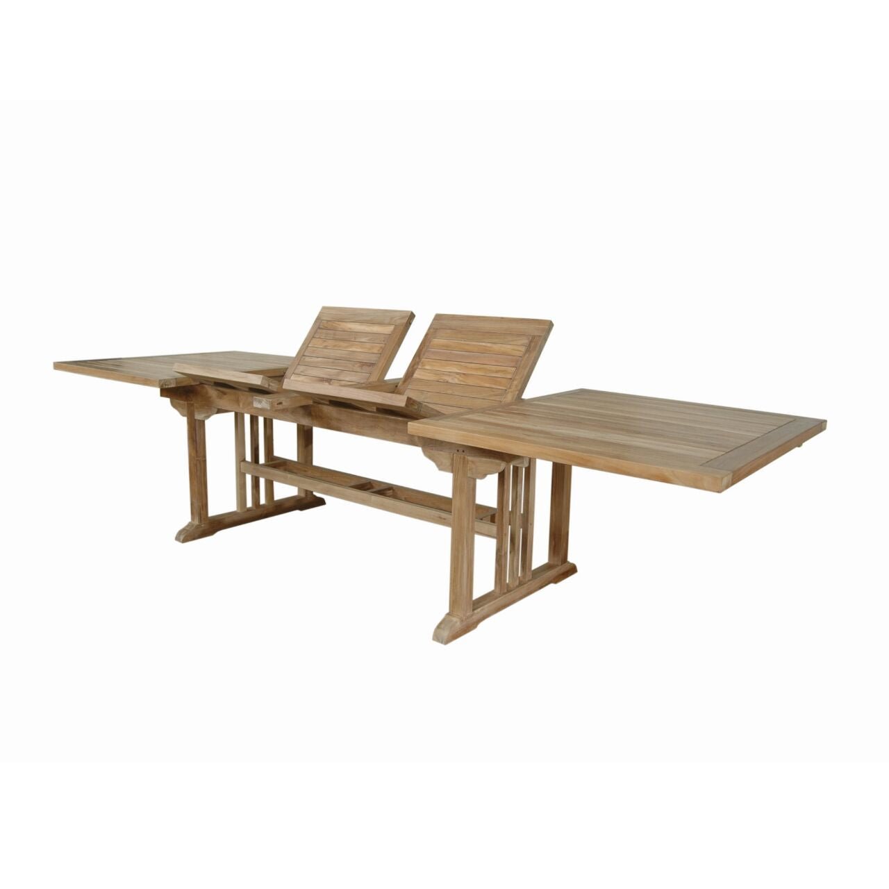 Sahara 126" Rectangular Double Extension Table – () by Anderson Teak