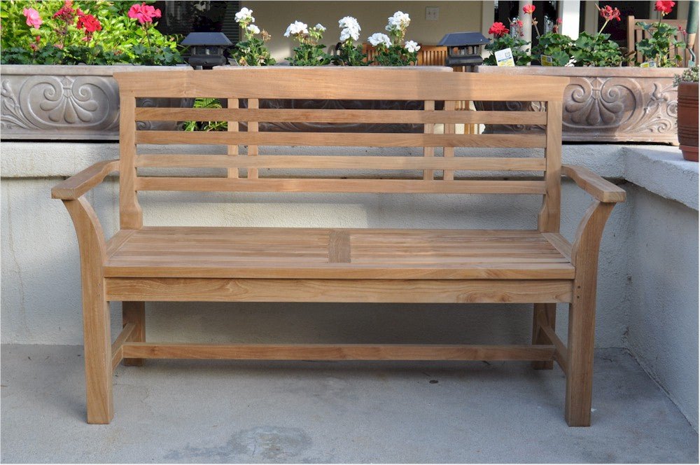 Sakura 2 - Seater Bench – Teak Bench () by Anderson Teak