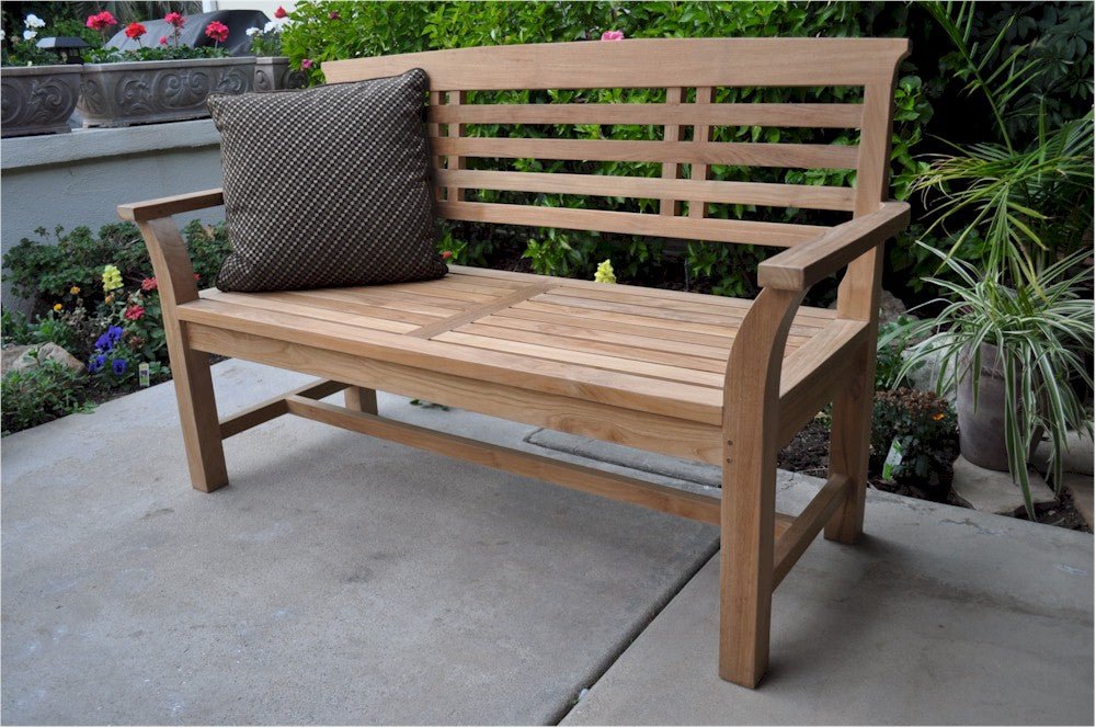 Sakura 2 - Seater Bench – Teak Bench () by Anderson Teak